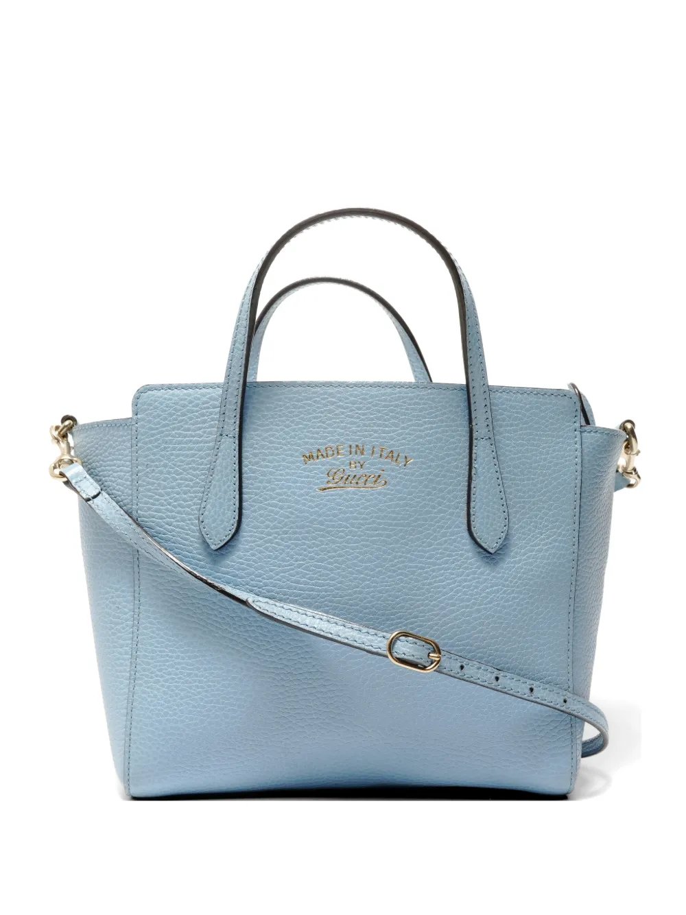 2000s logo-stamp leather handbag