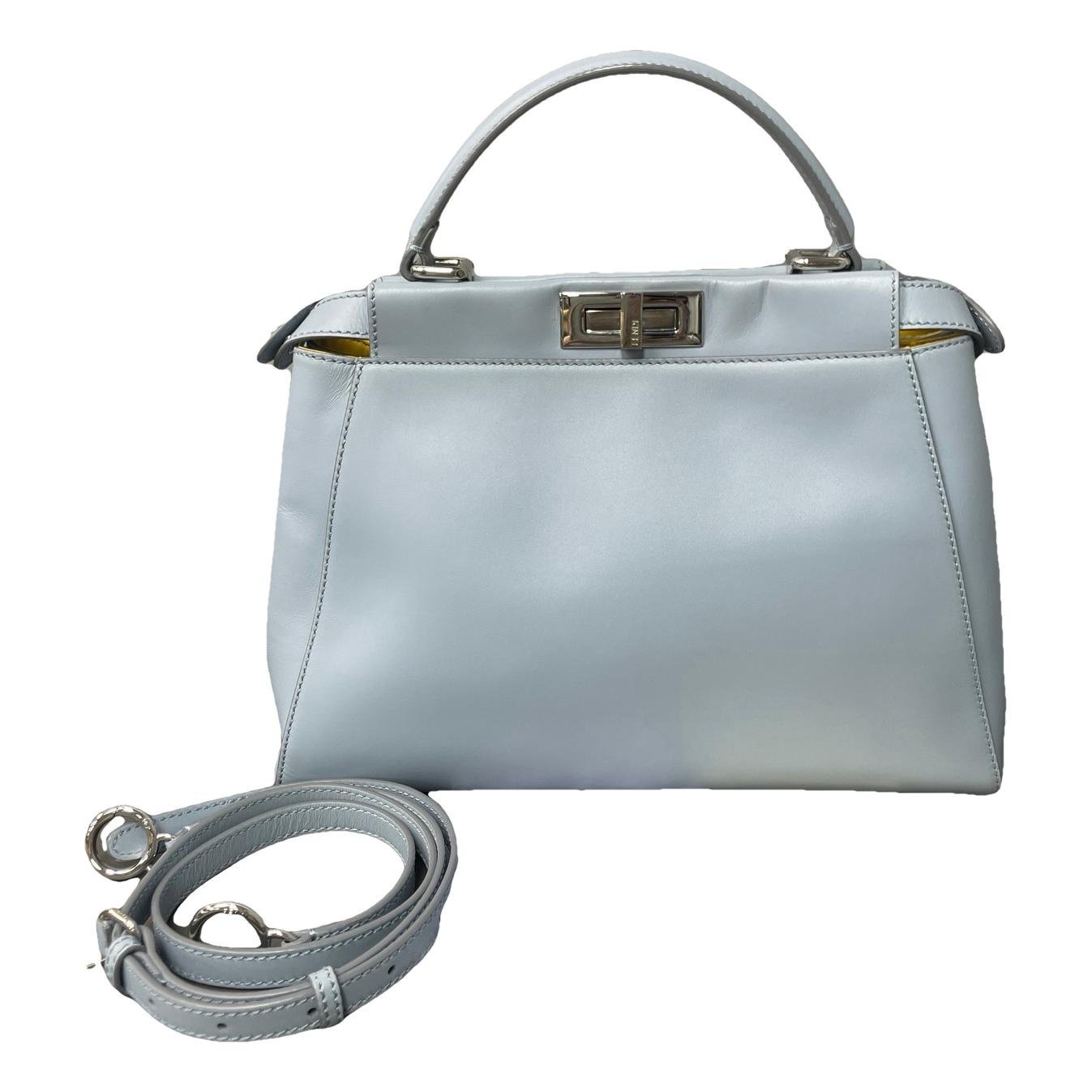 Peekaboo leather handbag