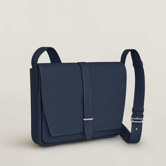 Navy Steve Light Junior Messenger Bag