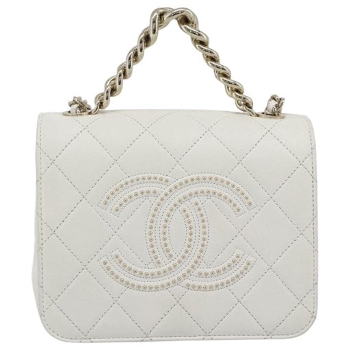 Trendy CC Flap leather handbag