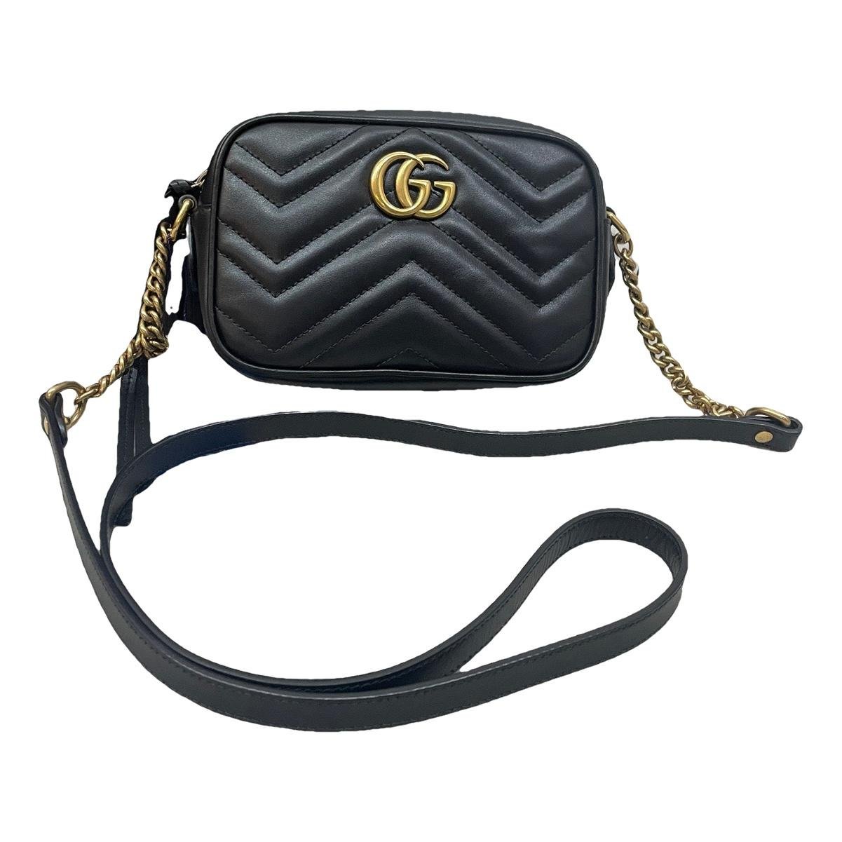GG Marmont Triple zip leather handbag