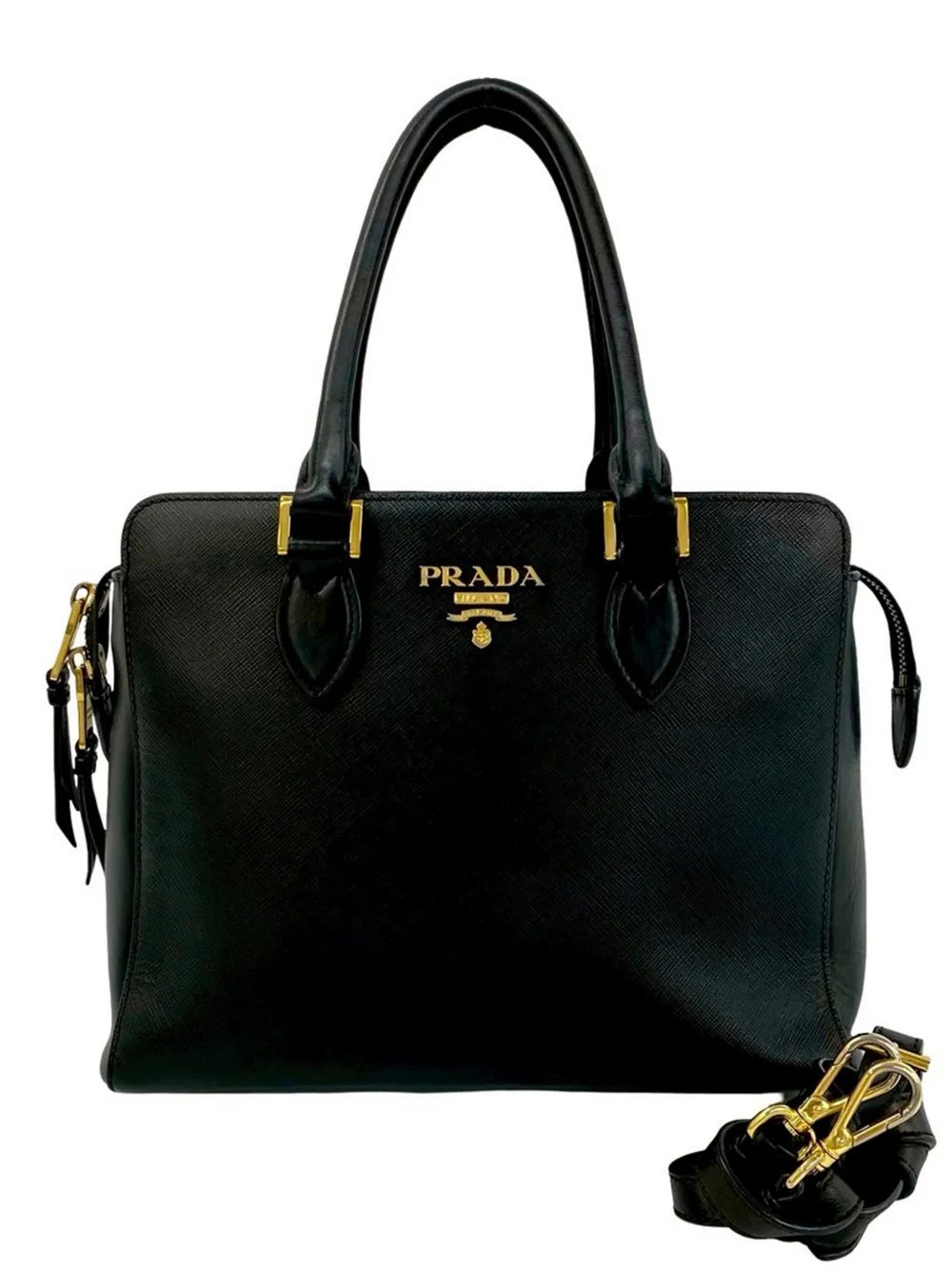 Prada 2010-2026 Saffiano and Soft Calf satchel