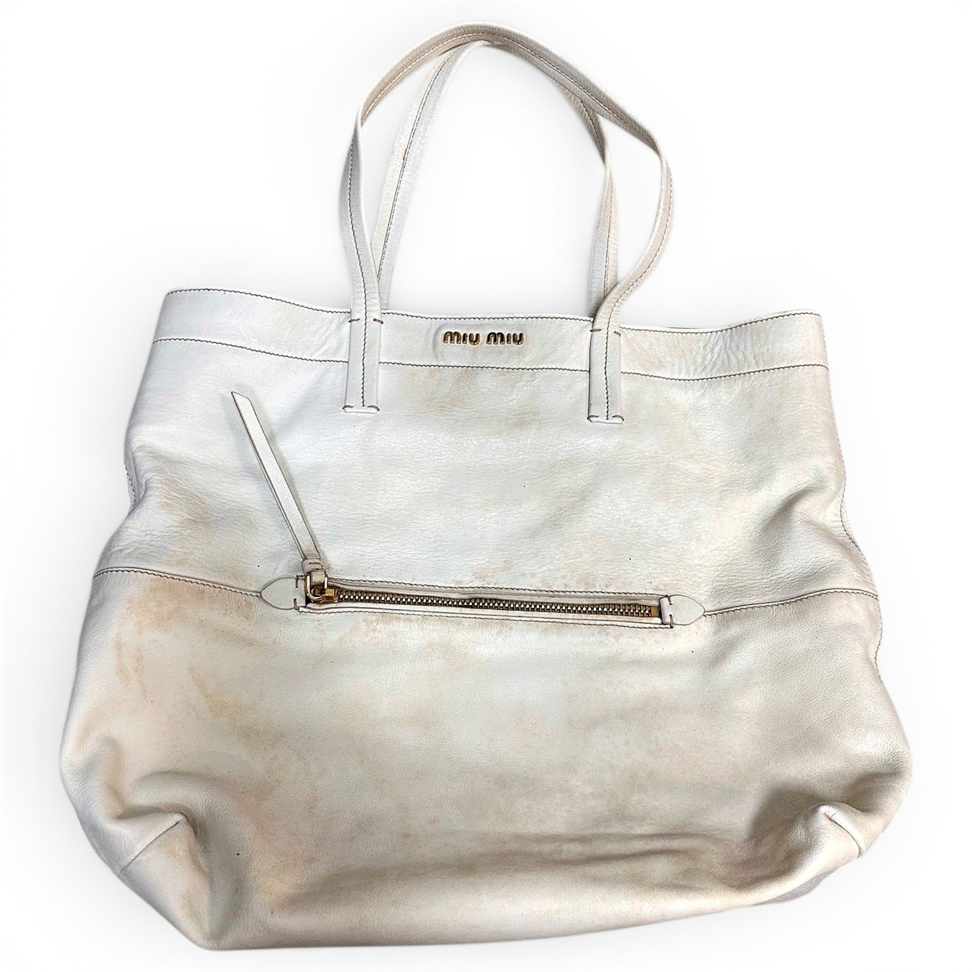 Miu Miu Leather tote