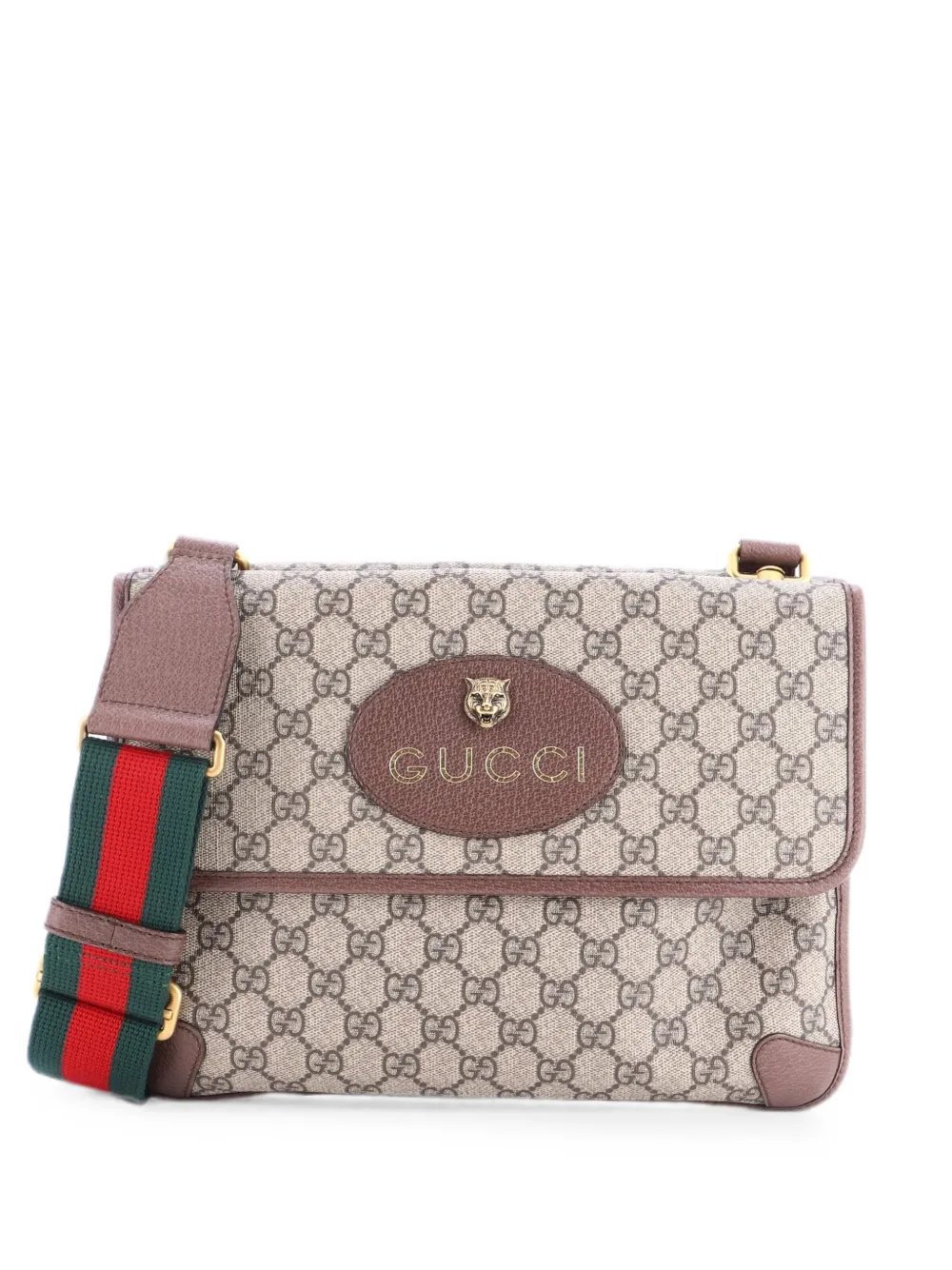 Neo Vintage Flap Messenger GG Coated Canvas Medium crossbody bag