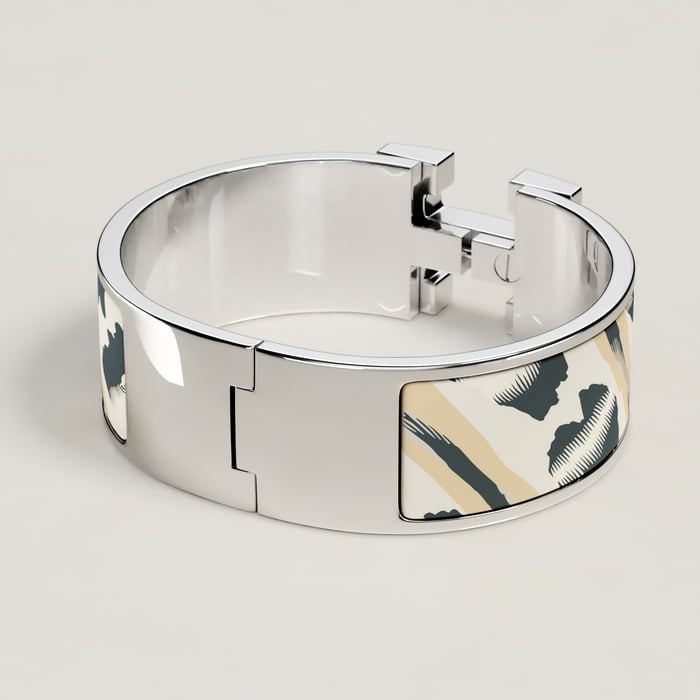 Lumière Clic Clac H Le Chat Carre Bracelet