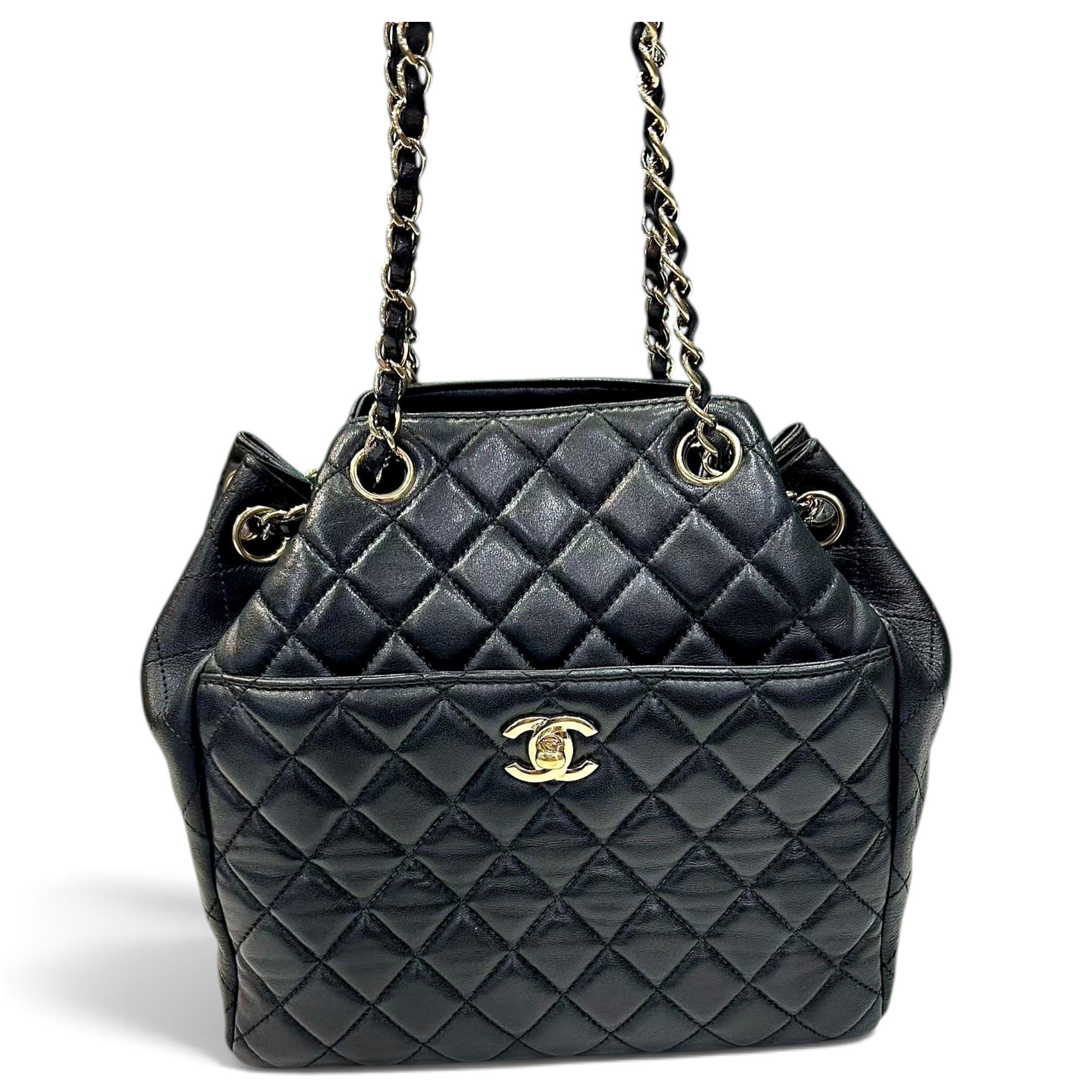 Leather backpack