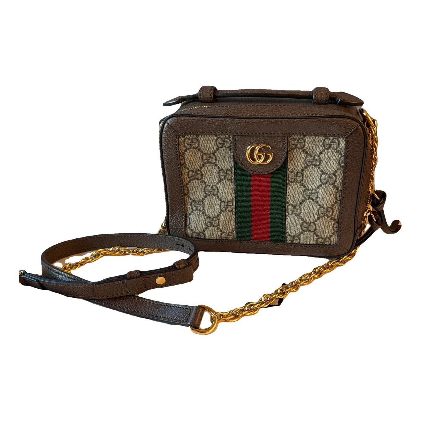 Ophidia leather crossbody bag