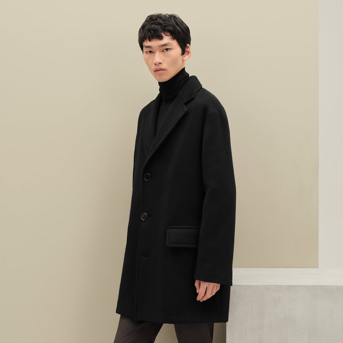 Noir Petit Paul Cashmere Coat