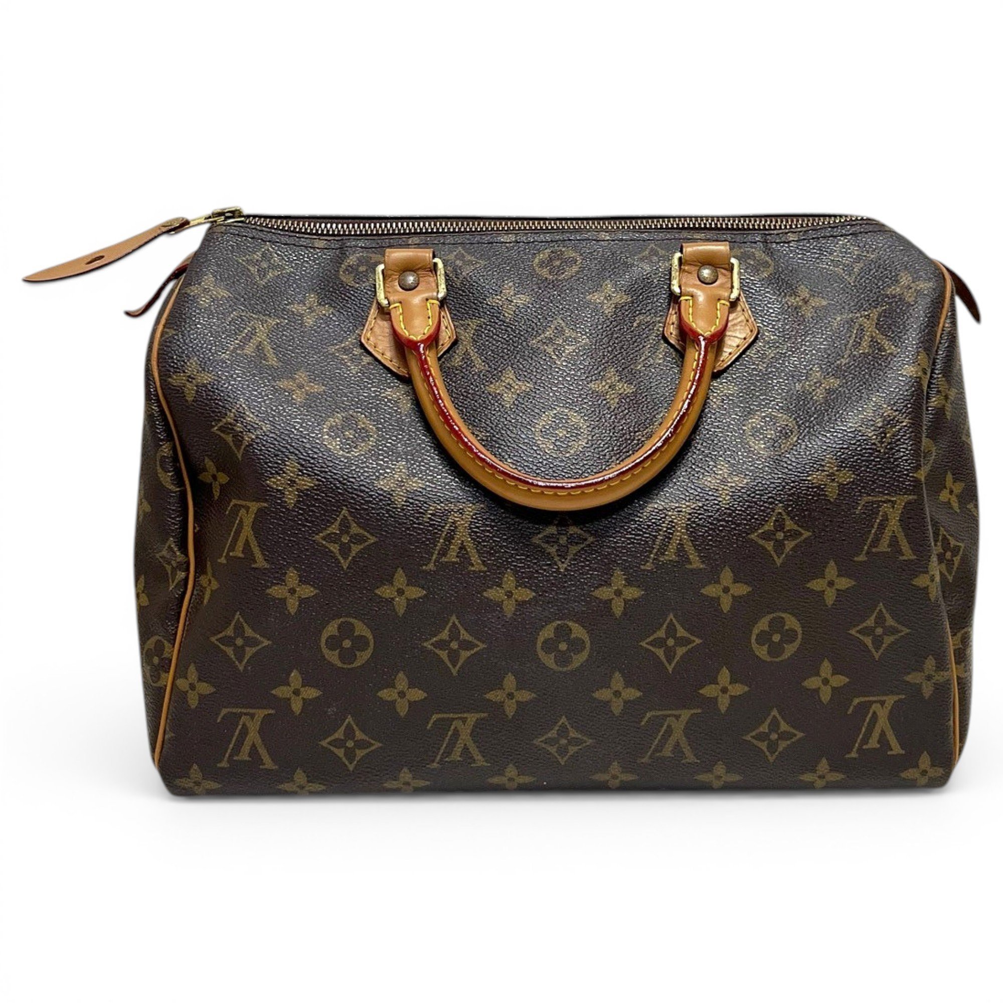 Speedy leather handbag