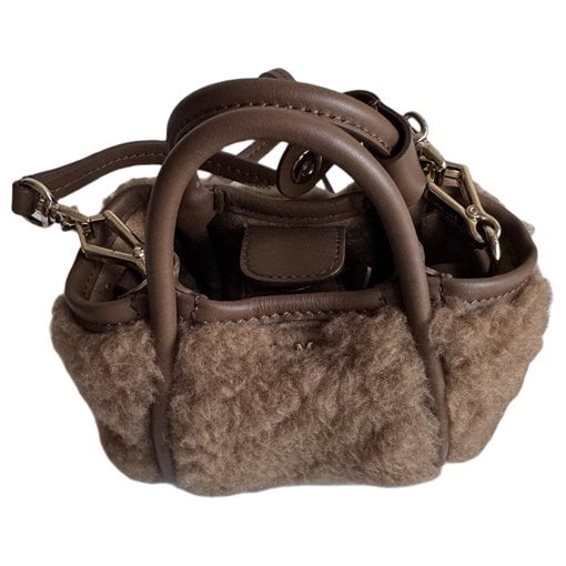 Faux fur handbag
