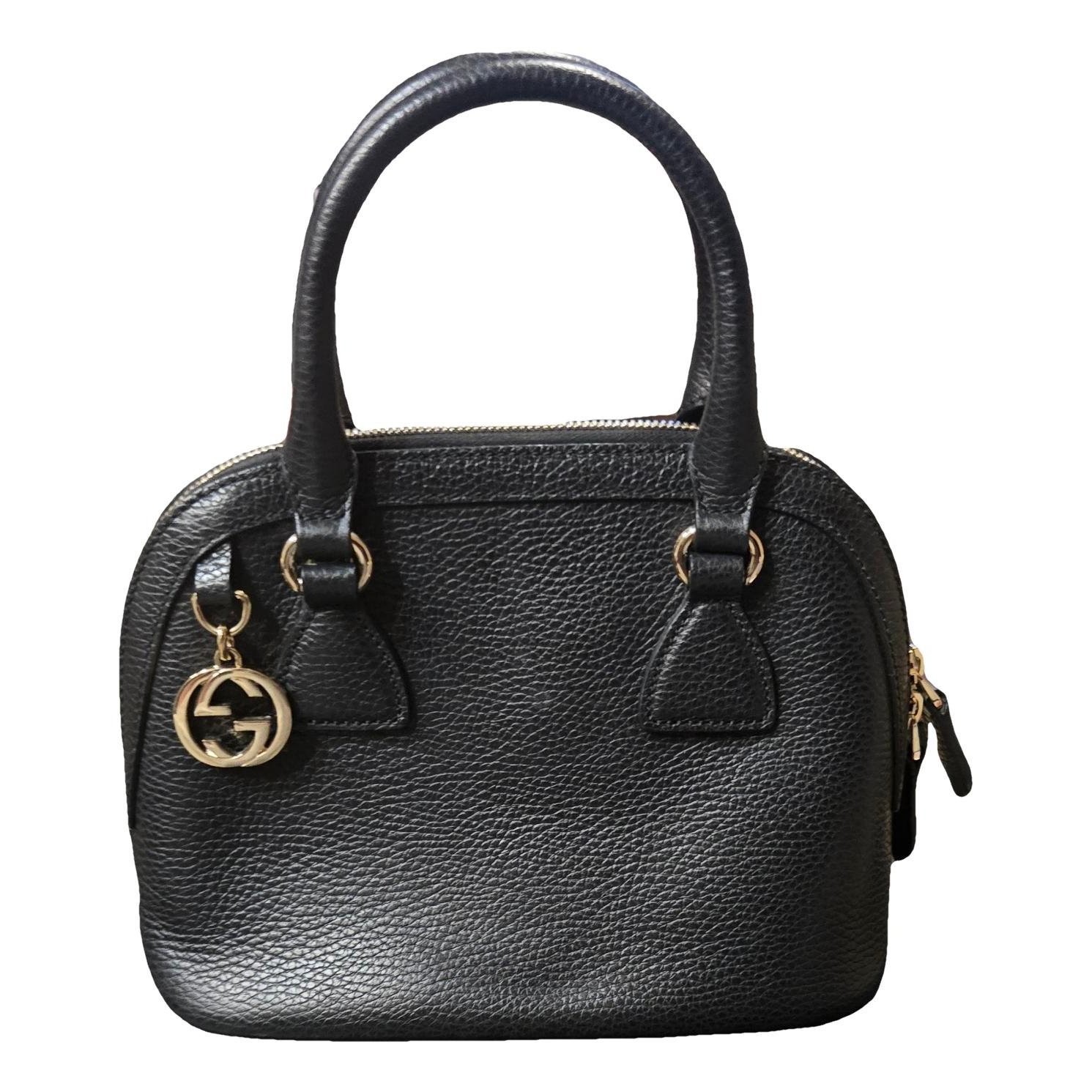 Ophidia Dome Top Handle leather handbag