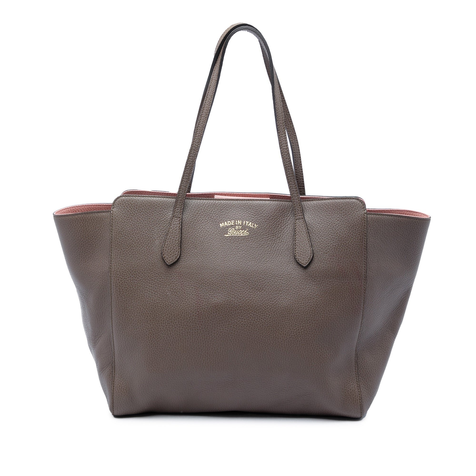 Swing leather handbag