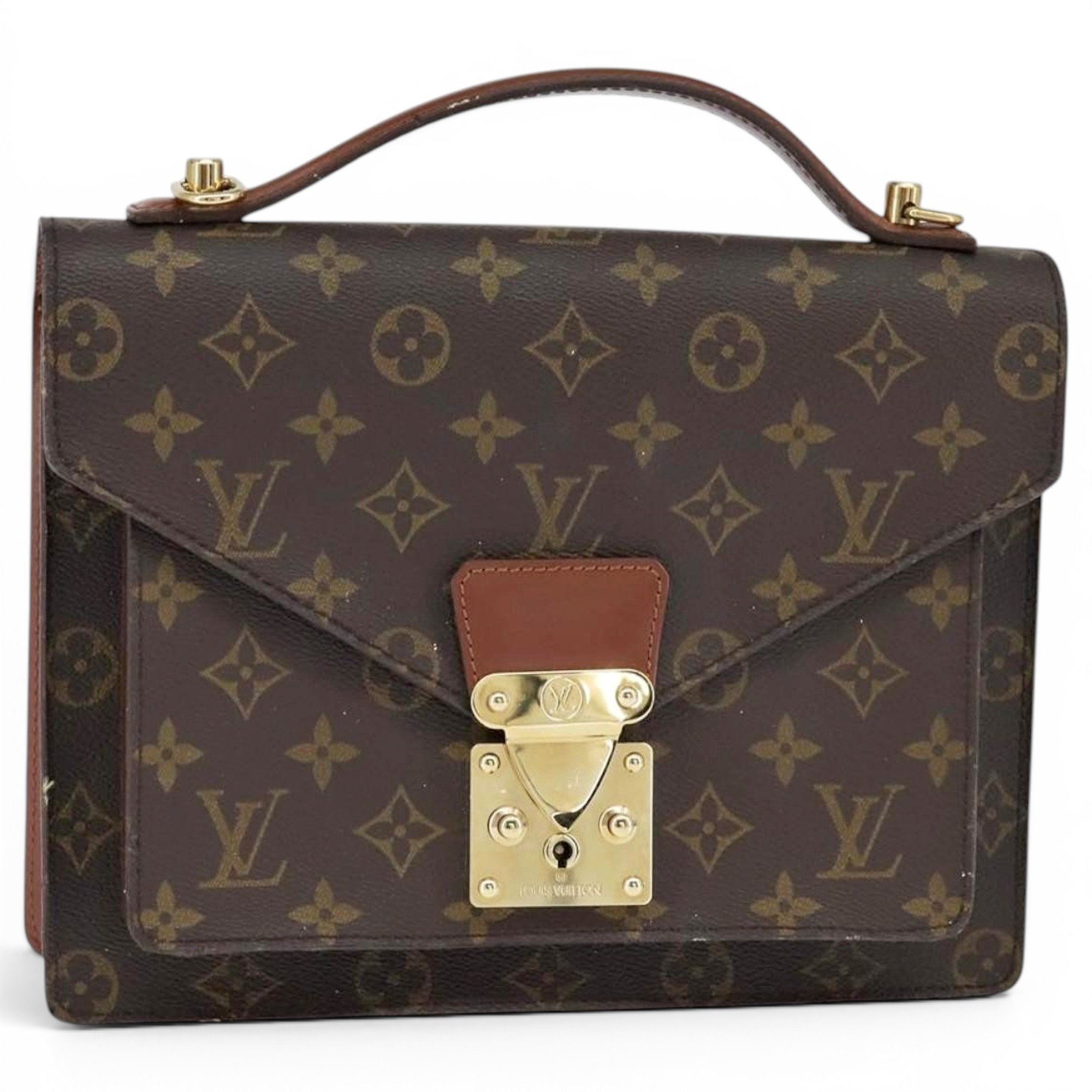 Monceau leather satchel
