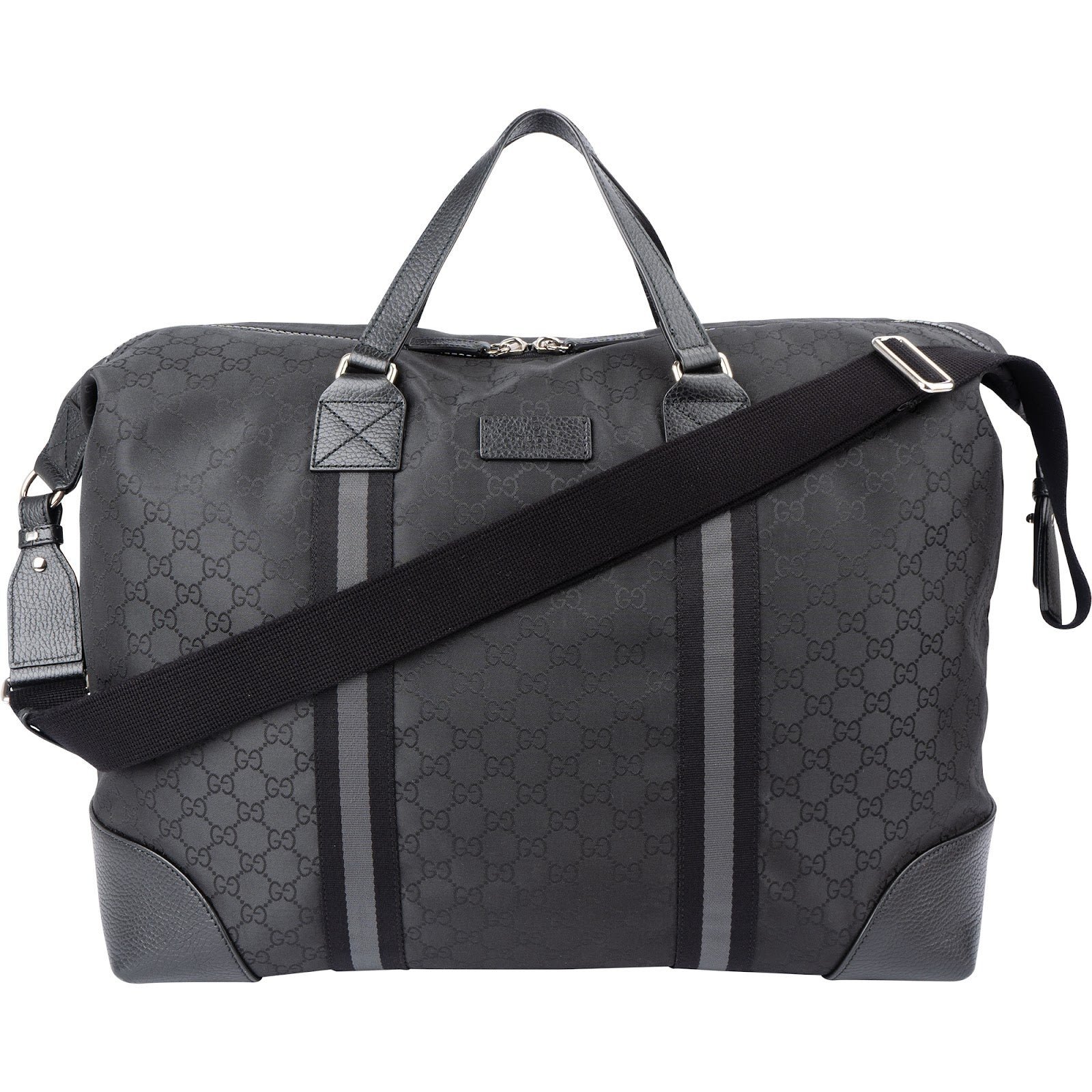Leather travel bag