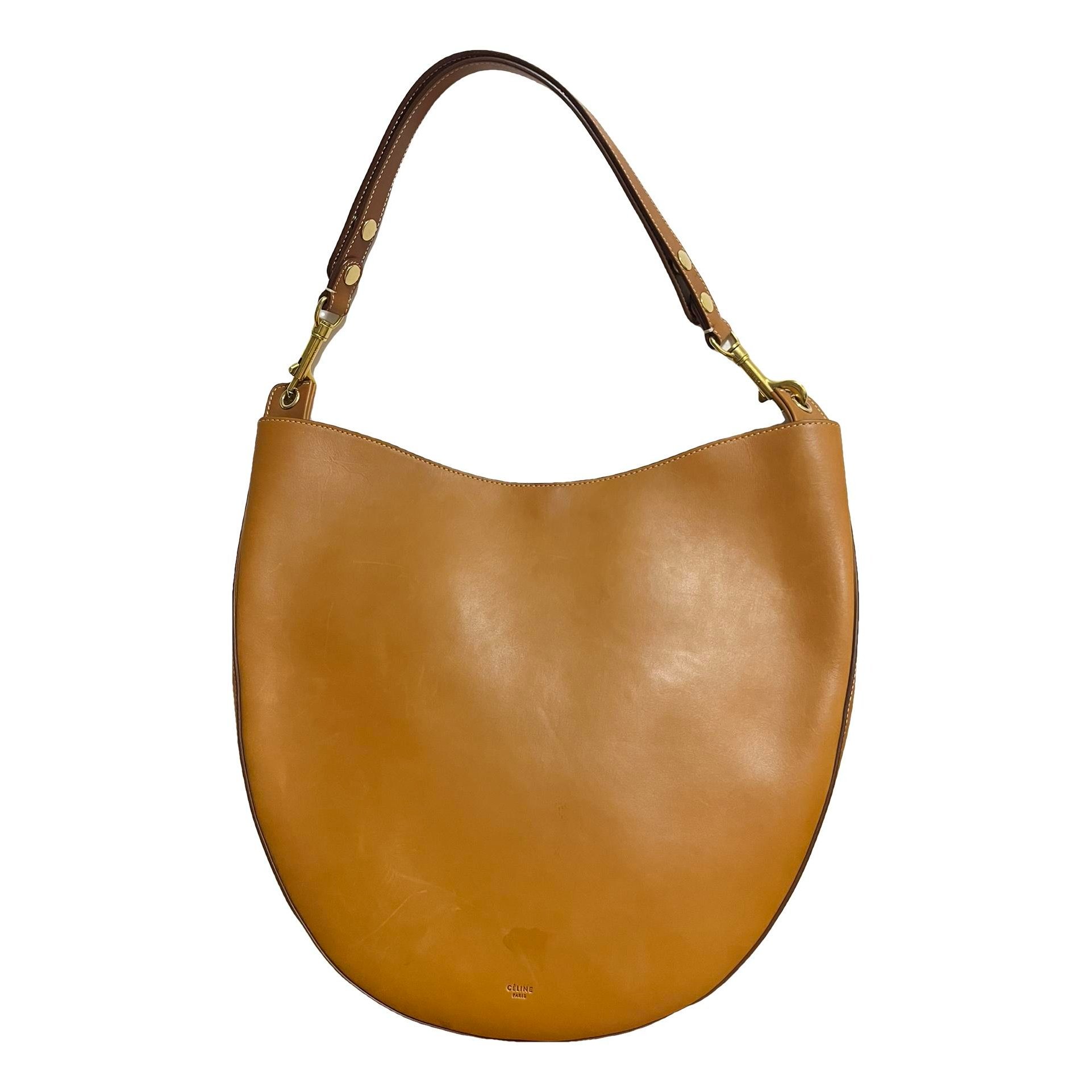 Hobo leather handbag