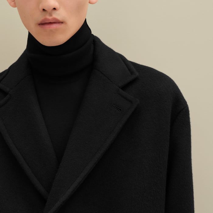 Noir Petit Paul Cashmere Coat