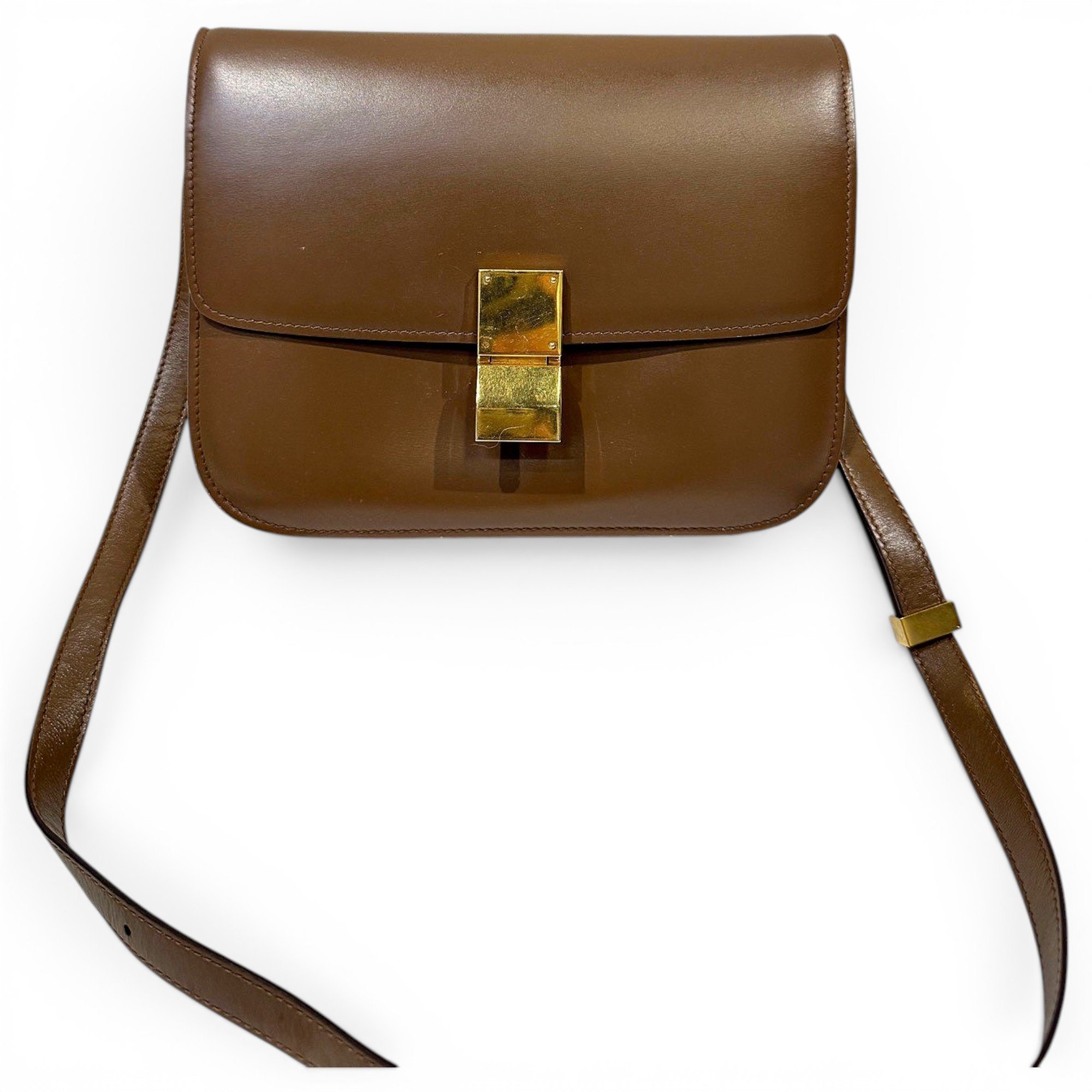 Classic leather handbag