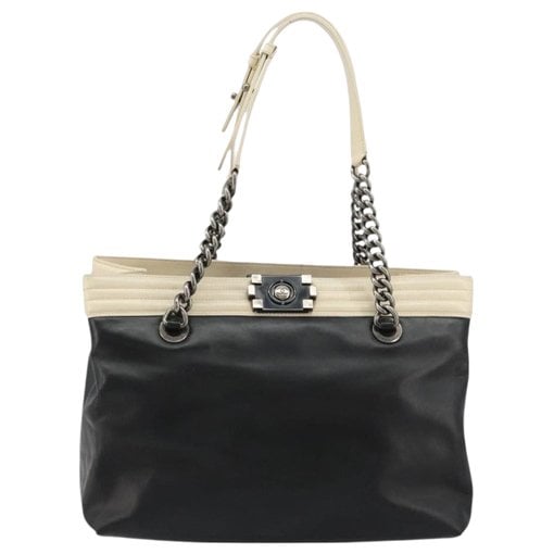 Chanel Boy pony-style calfskin tote