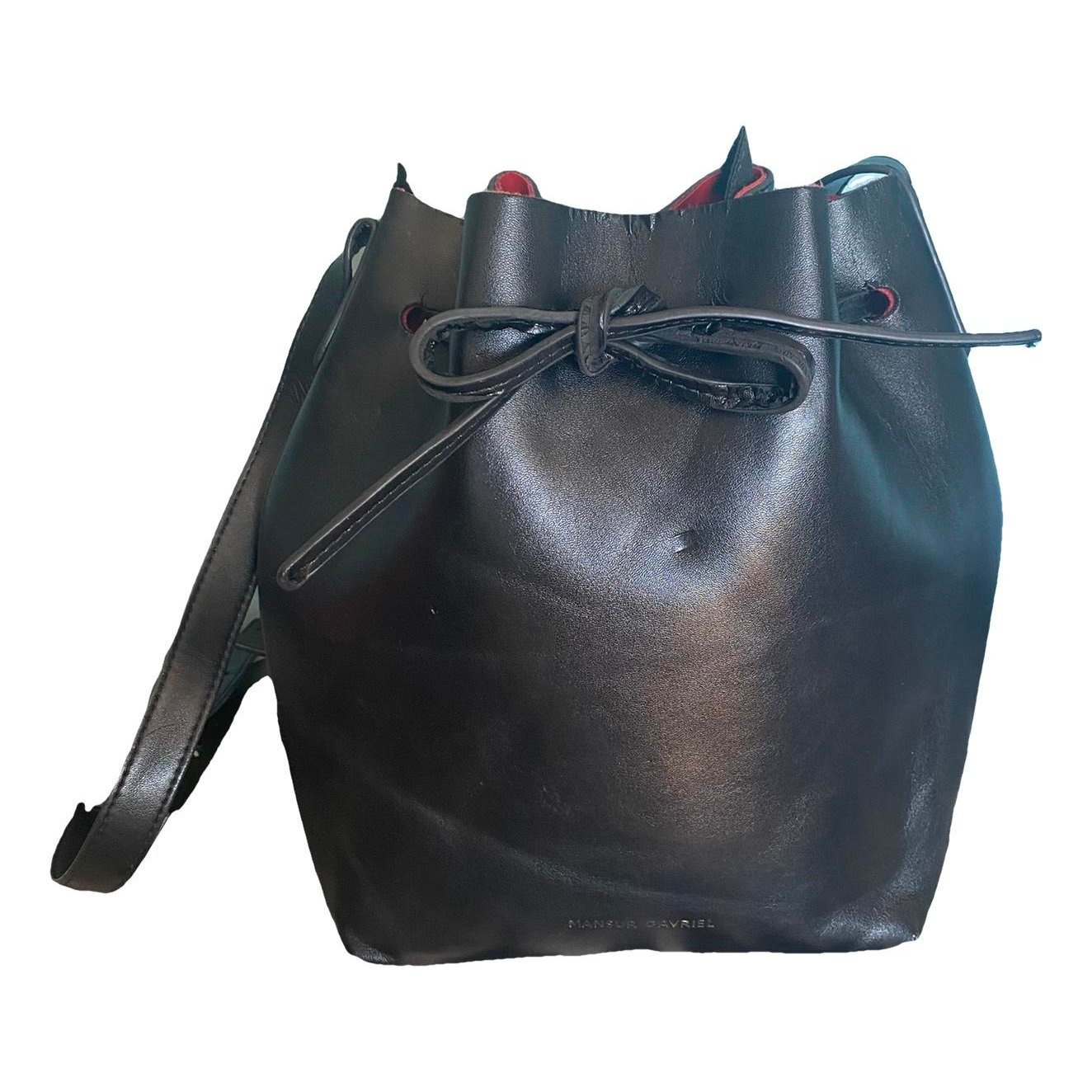Mansur Gavriel Bucket leather handbag