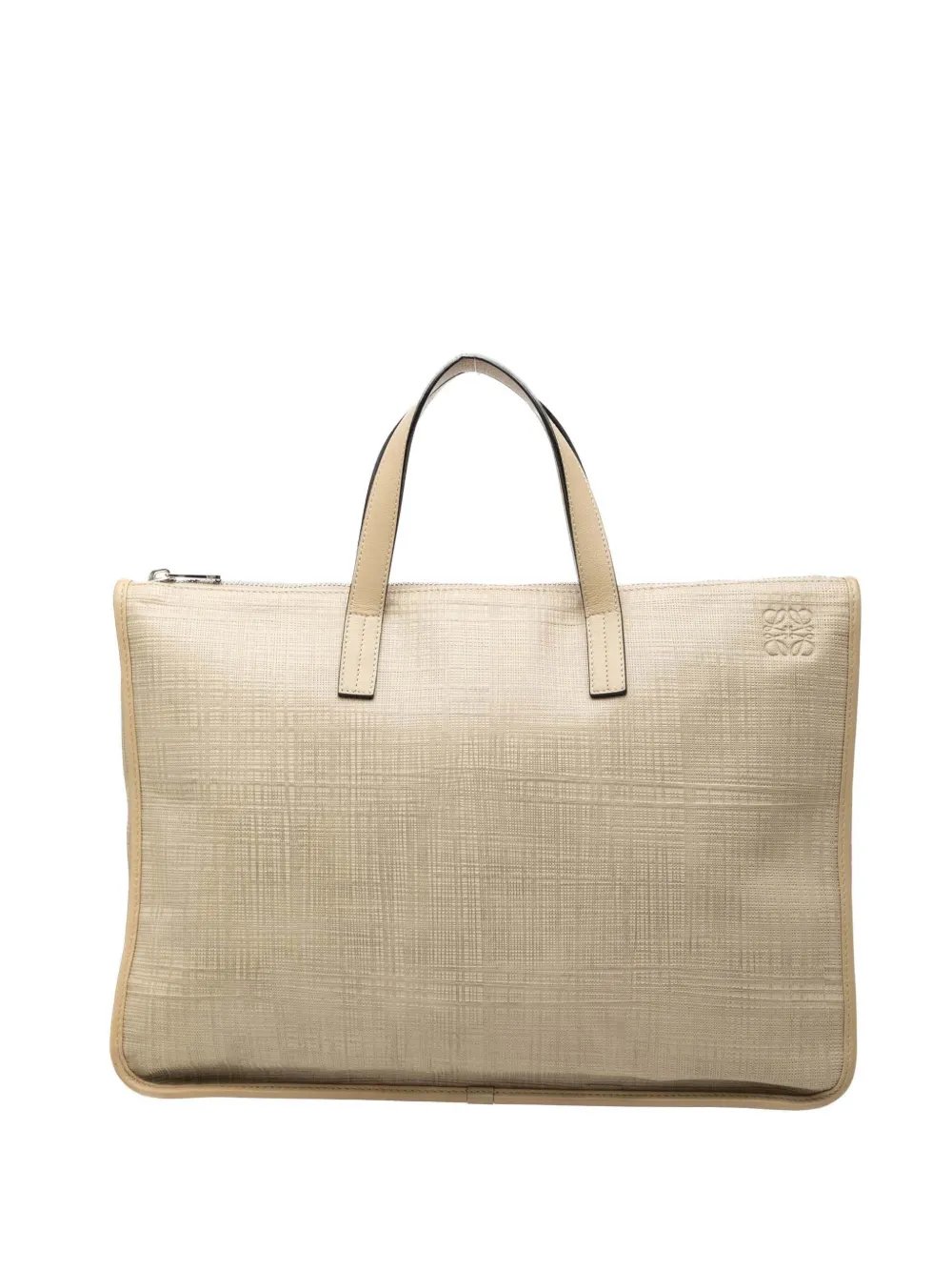 2016 Embossed Leather Anagram Goya Briefcase business bag