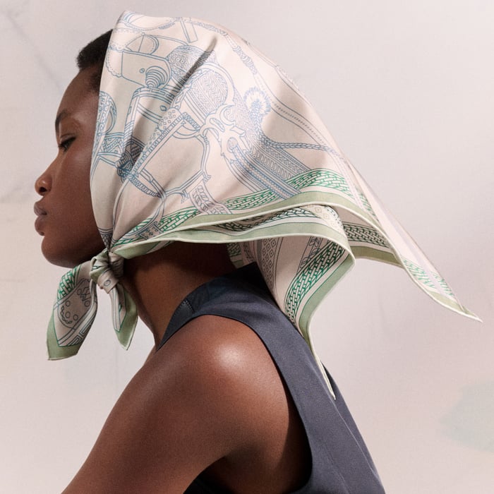 Concours d'Etriers Remix Double Face Scarf 70