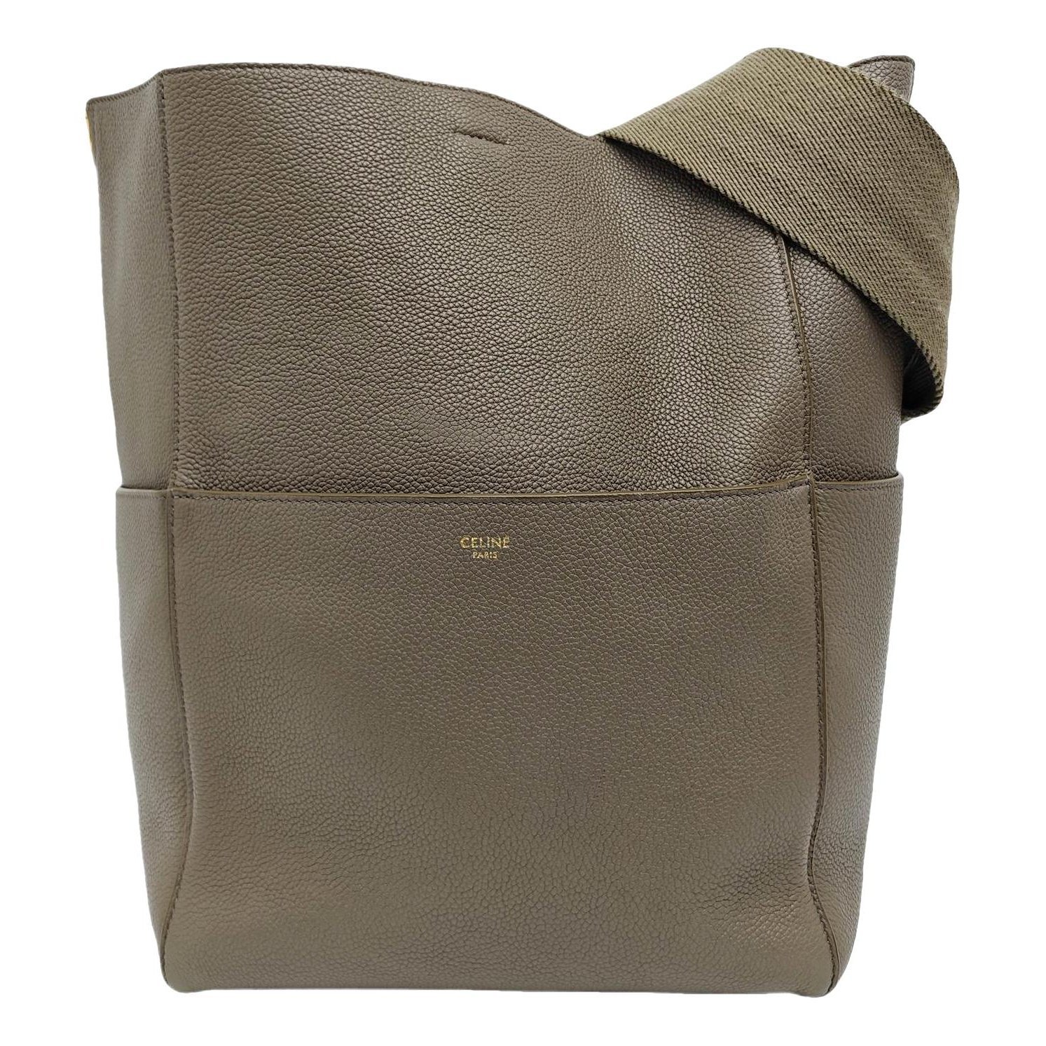 Seau Sangle leather tote