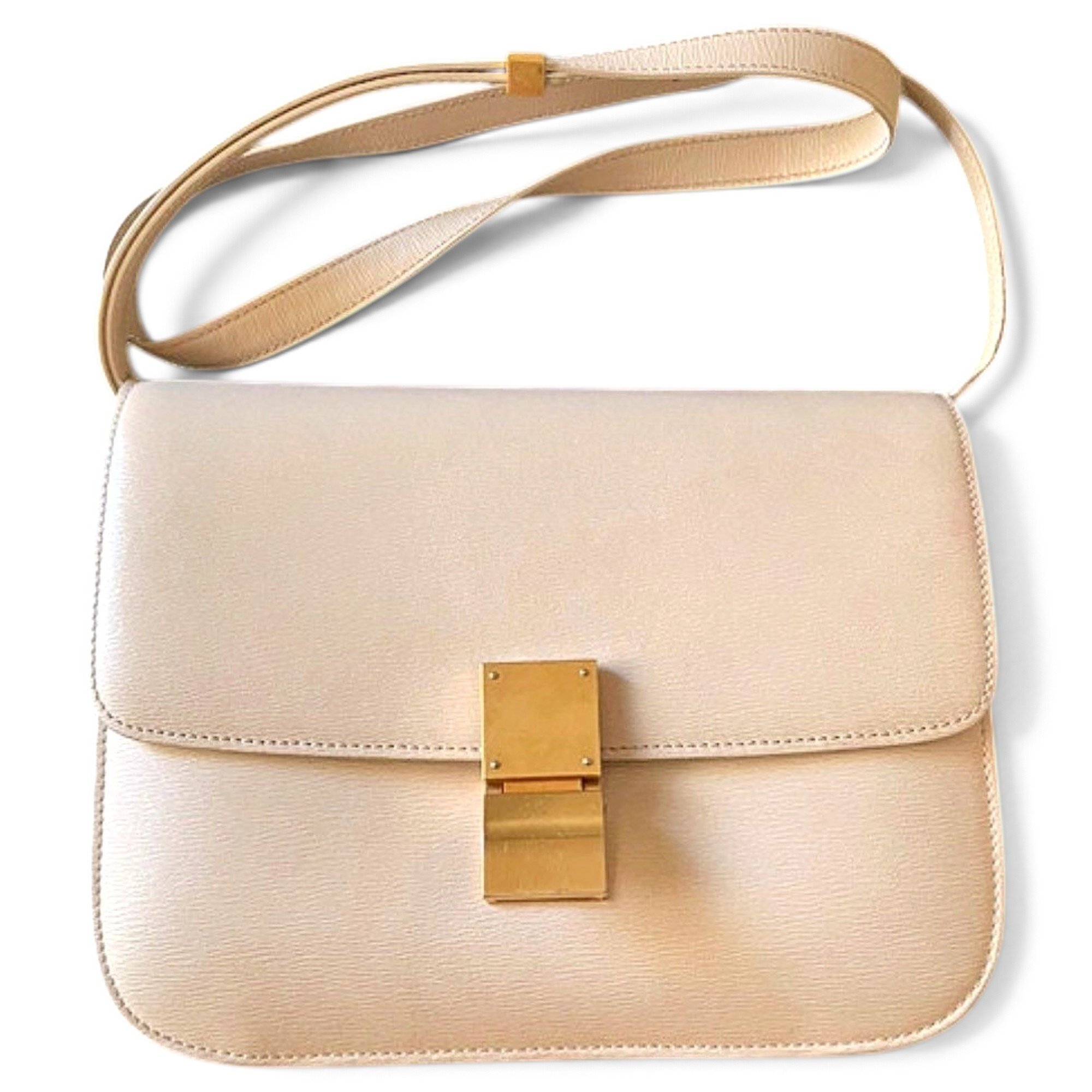 Classic leather crossbody bag