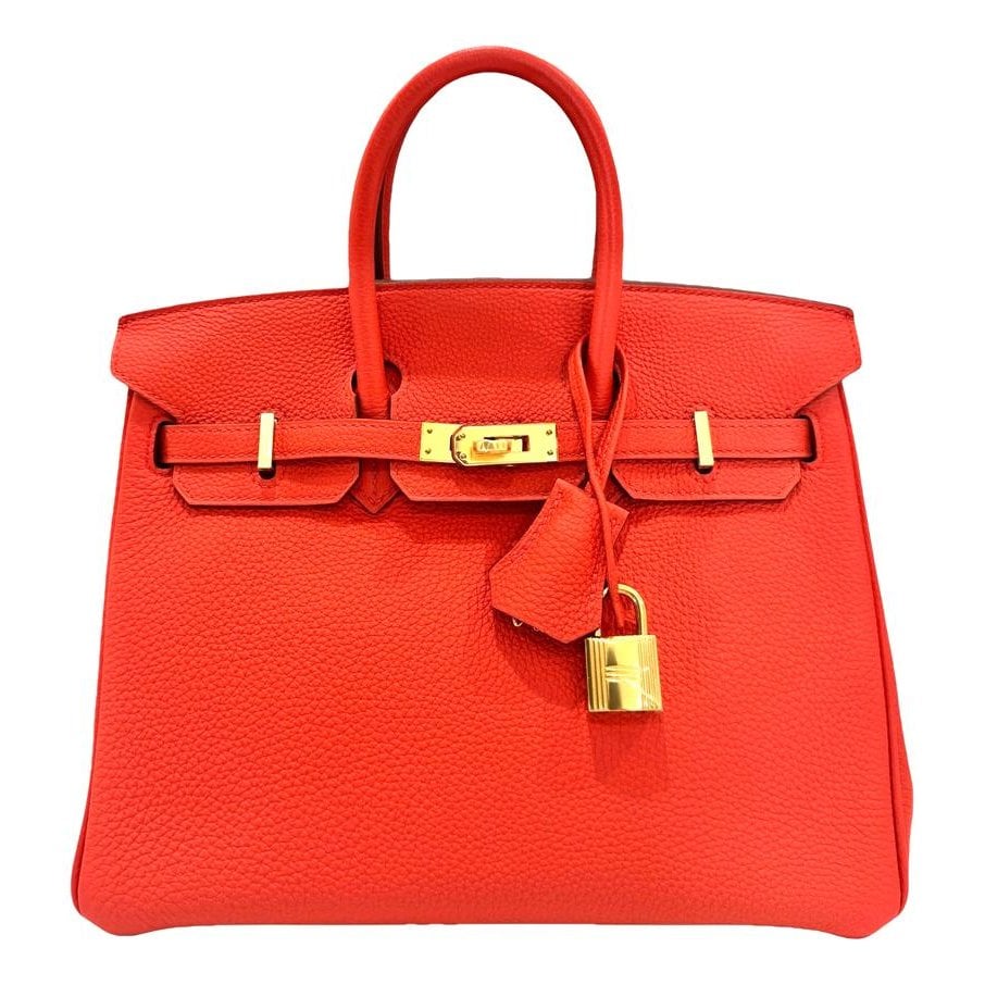Birkin 25 leather satchel