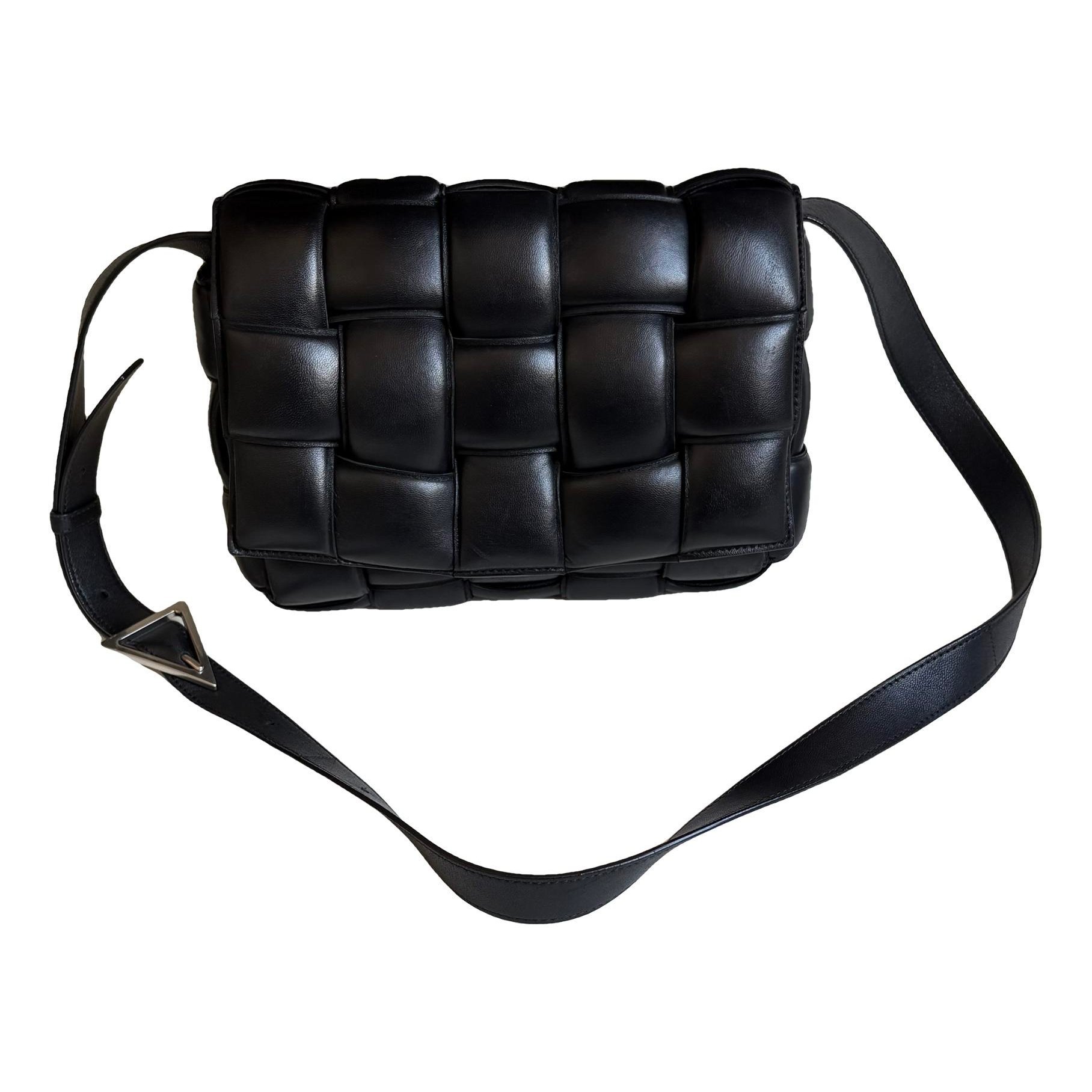 Cassette Padded leather crossbody bag