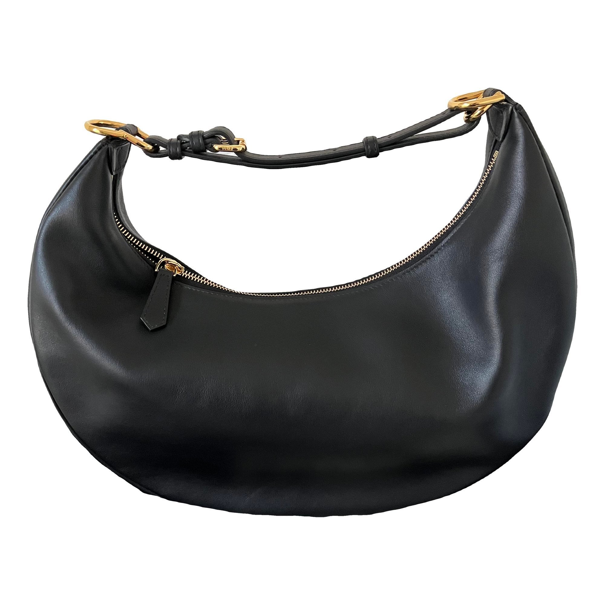 Fendigraphy leather handbag