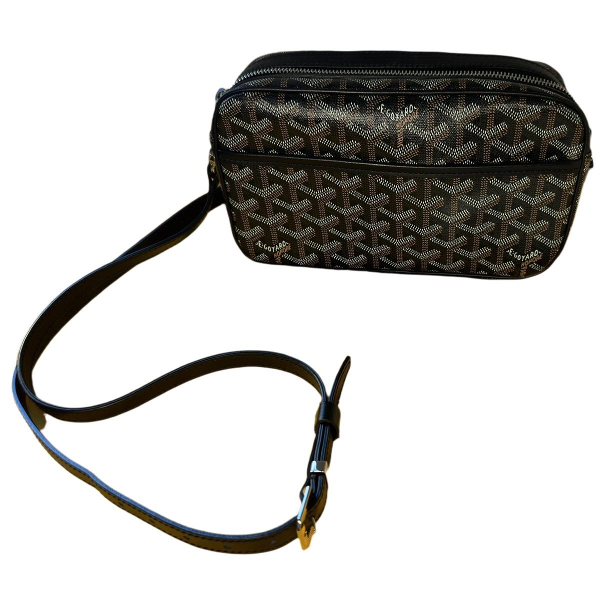 Cap vert leather crossbody bag