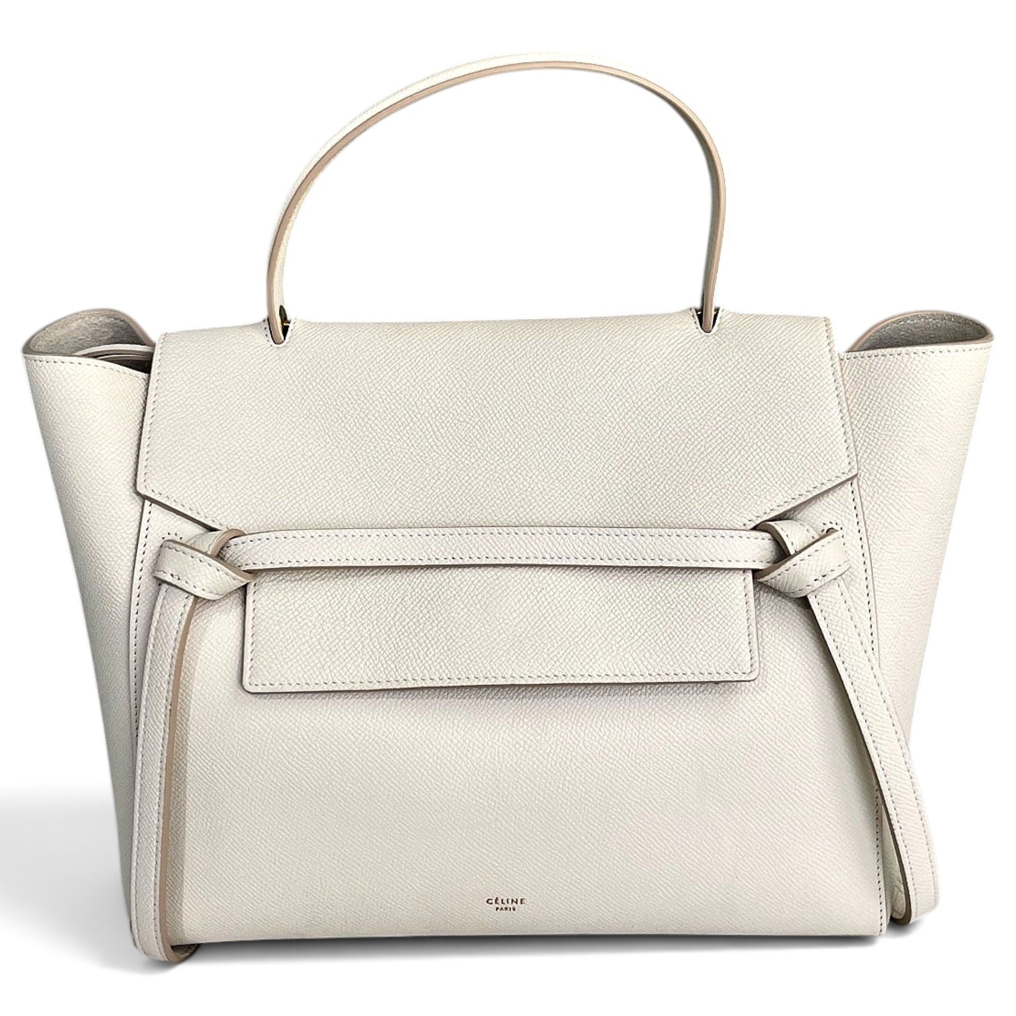 Belt leather handbag