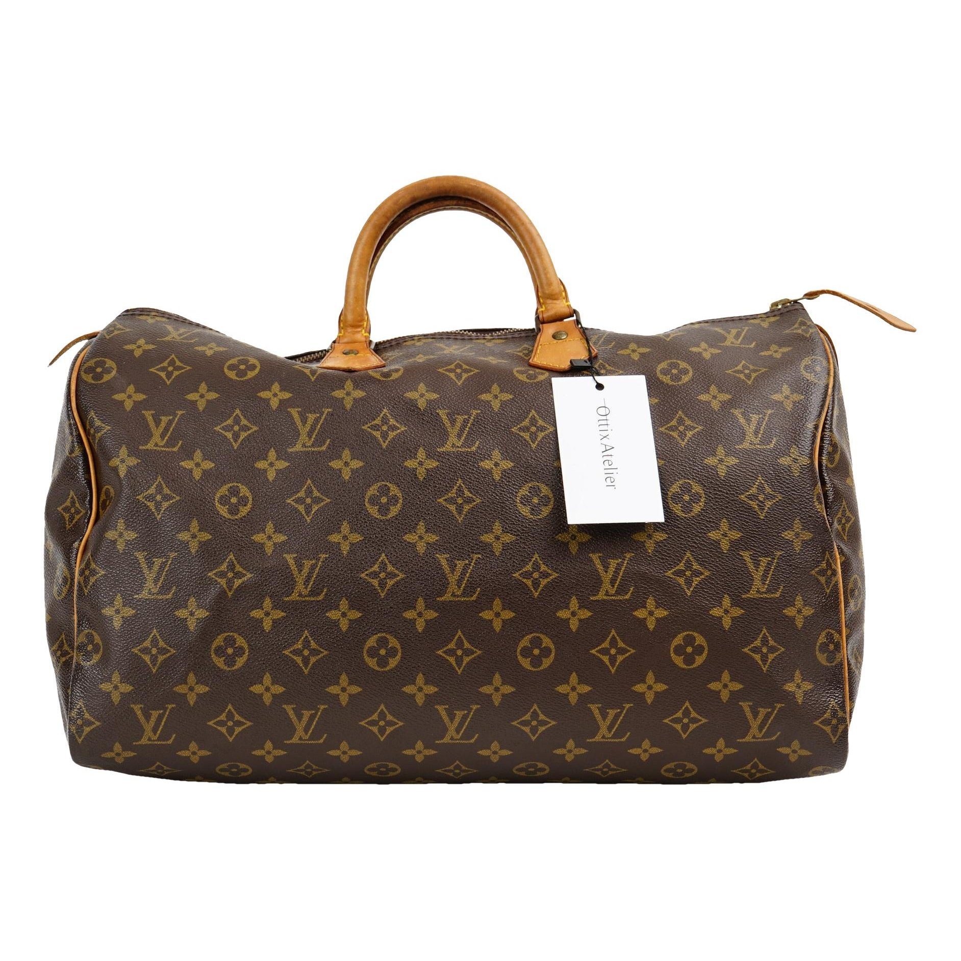 Speedy leather handbag
