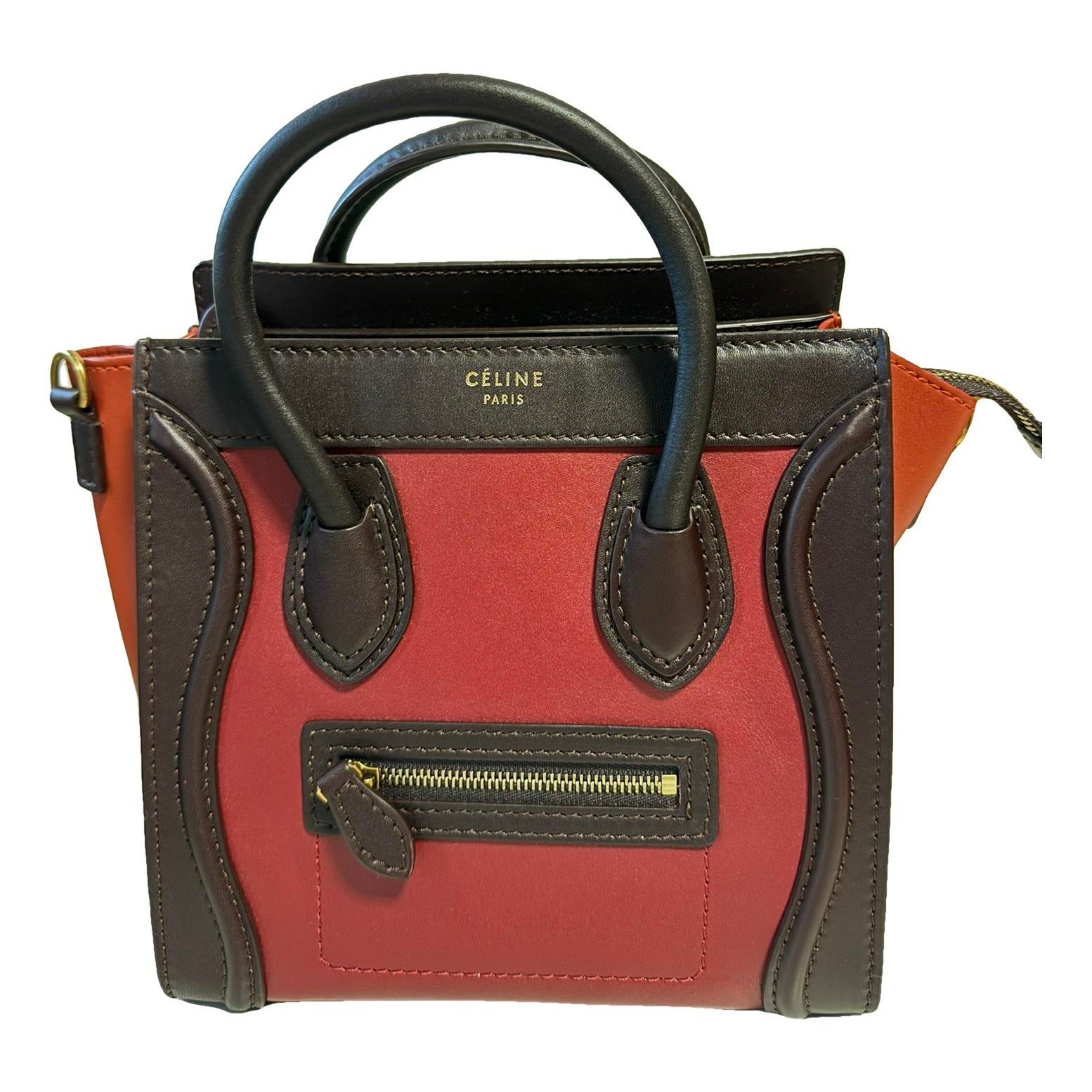 Nano Luggage leather handbag