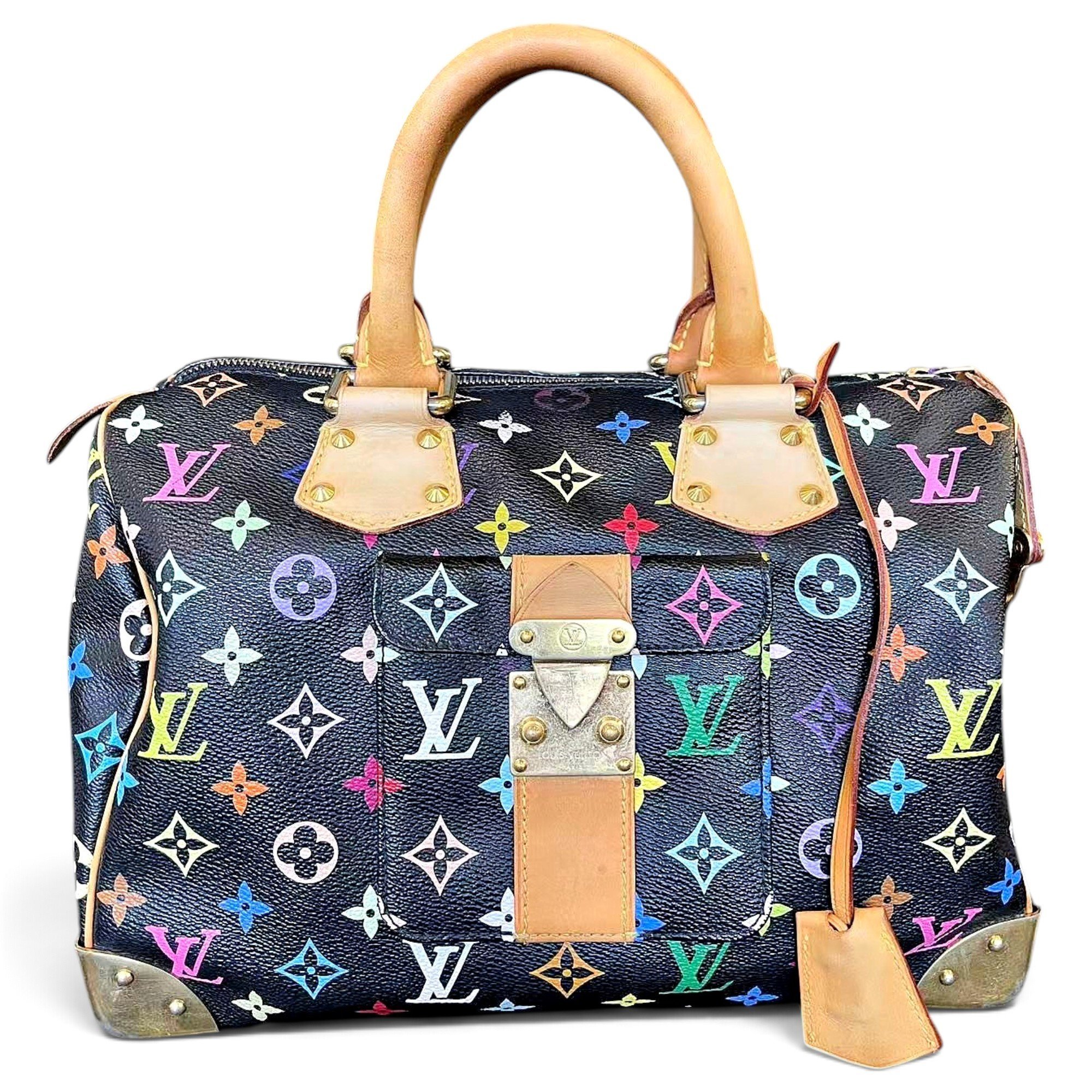 Speedy leather handbag