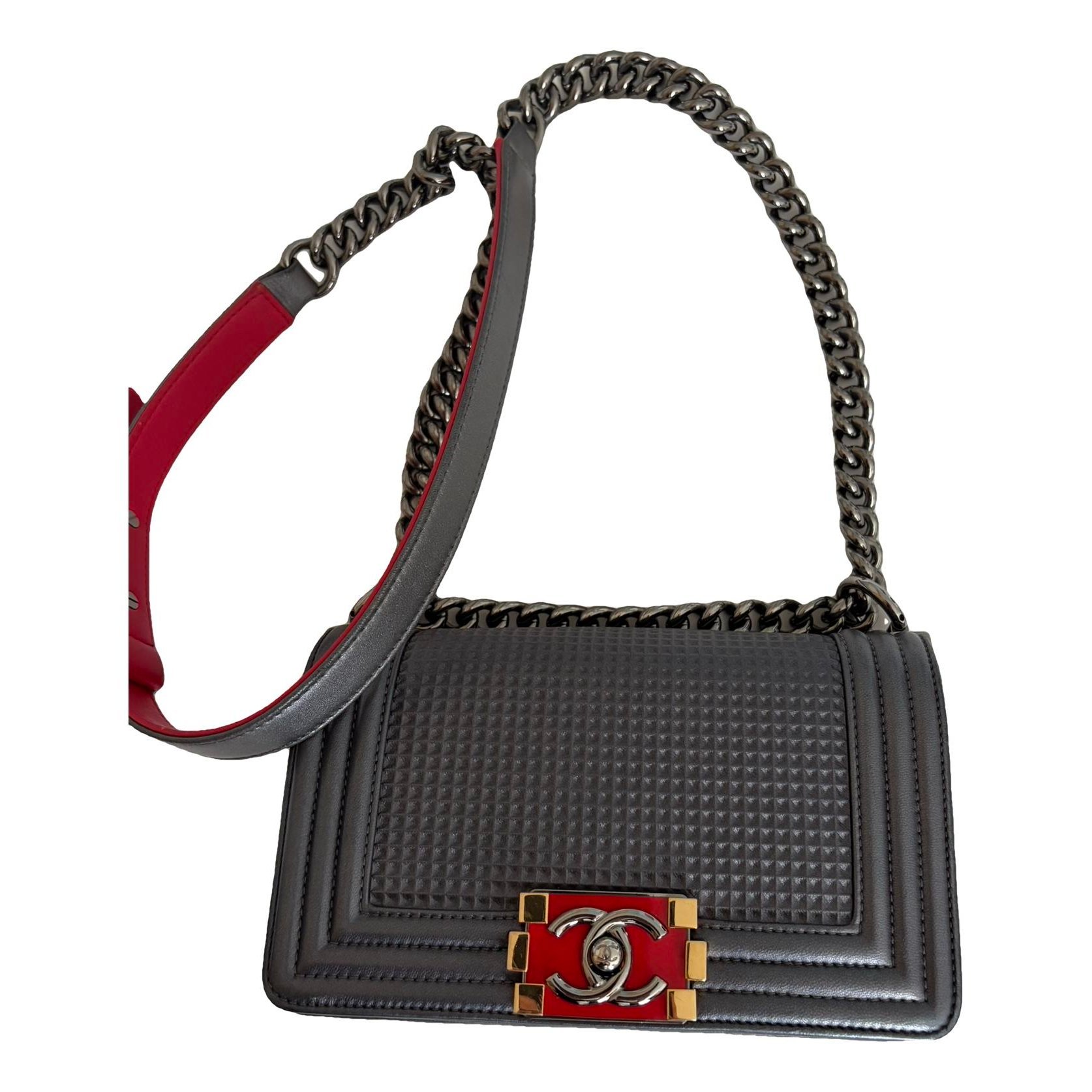 Boy leather handbag