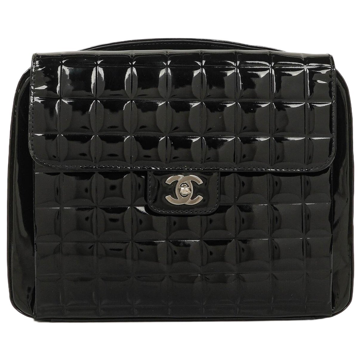 Patent leather handbag