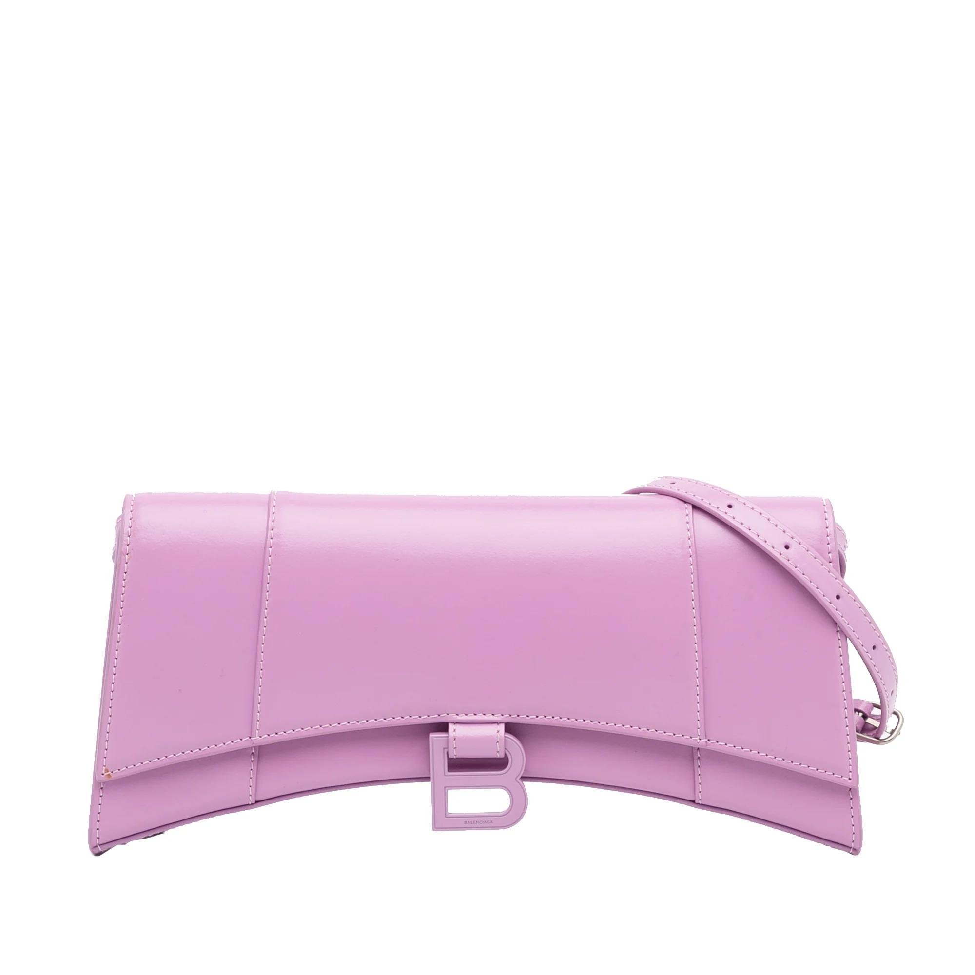 Hourglass pony-style calfskin handbag