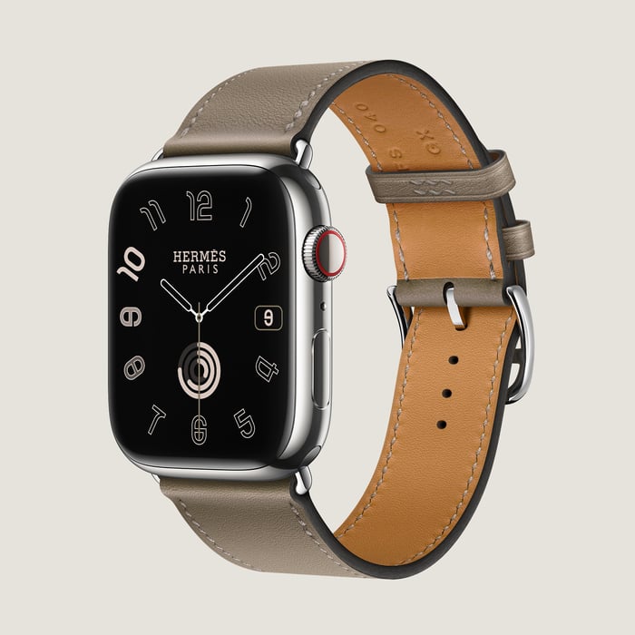 Origan Band Apple Watch Hermès Single Tour 45 MM