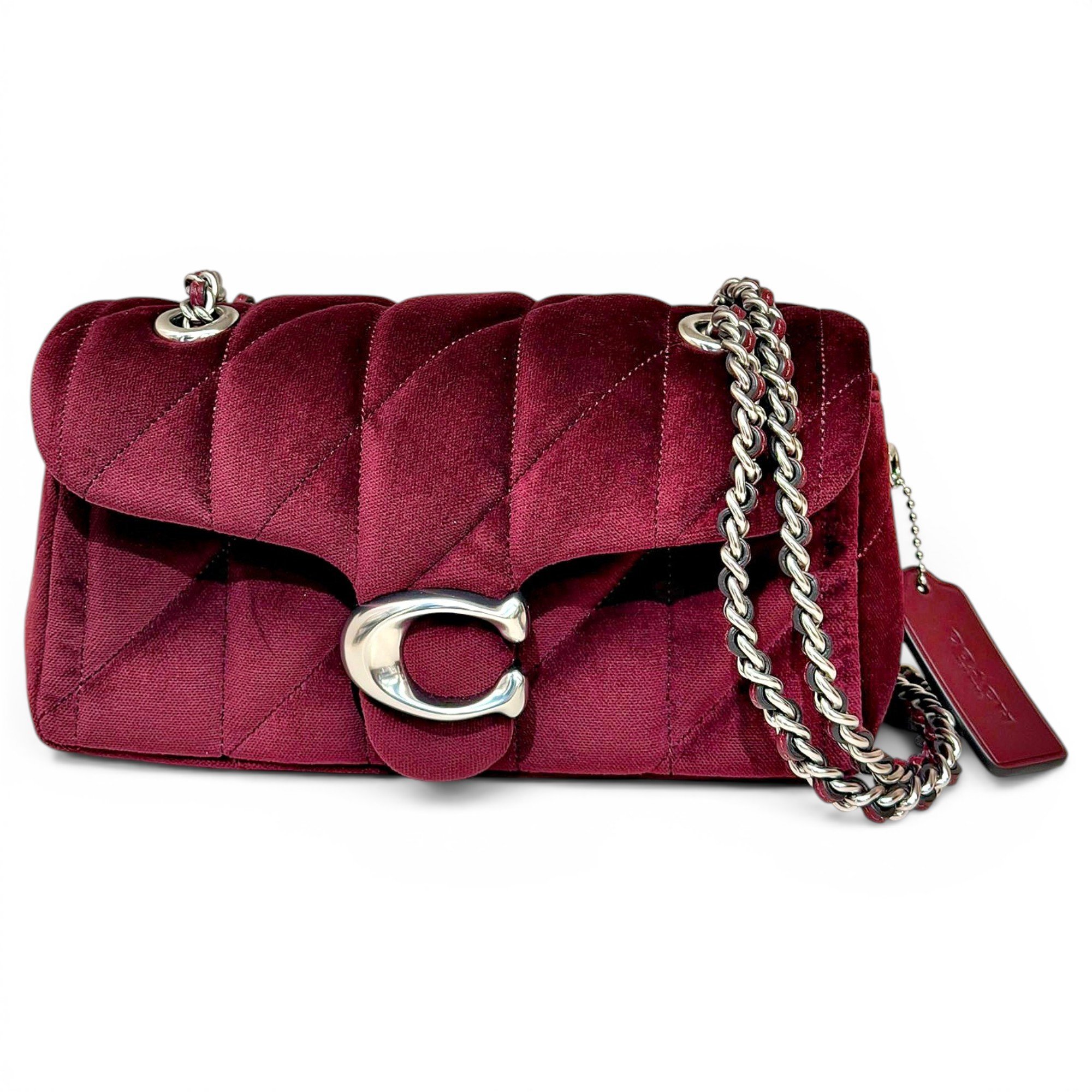 Tabby velvet handbag
