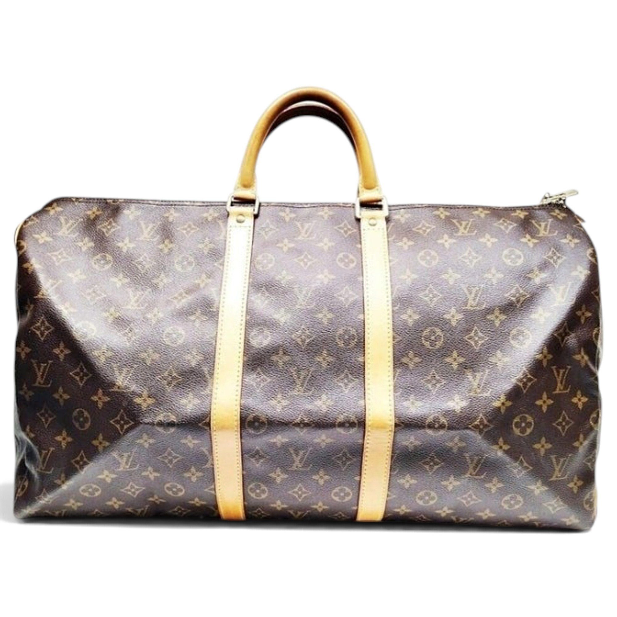 Leather travel bag
