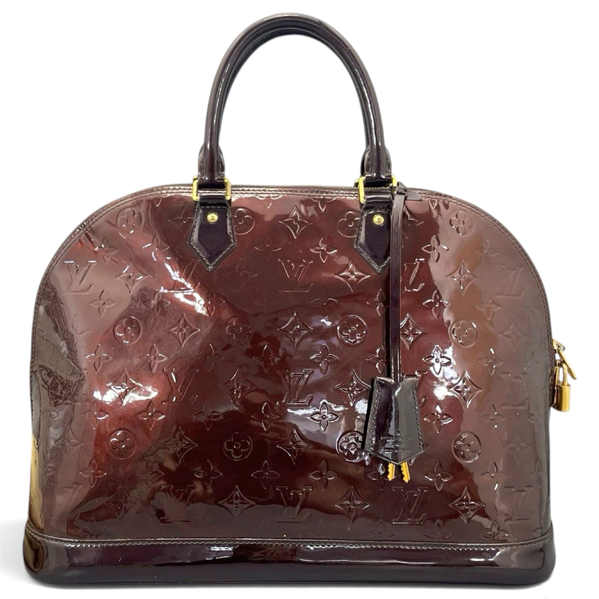 Alma patent leather handbag