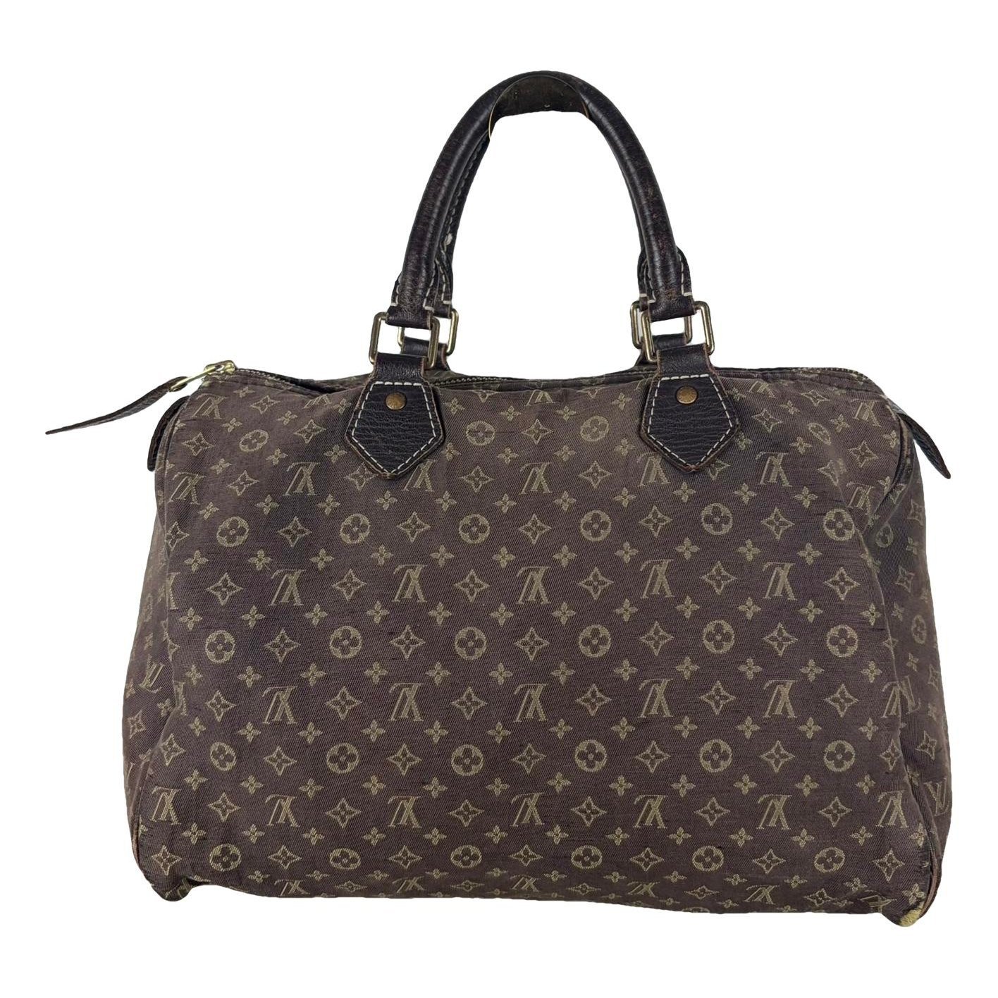 Speedy leather handbag
