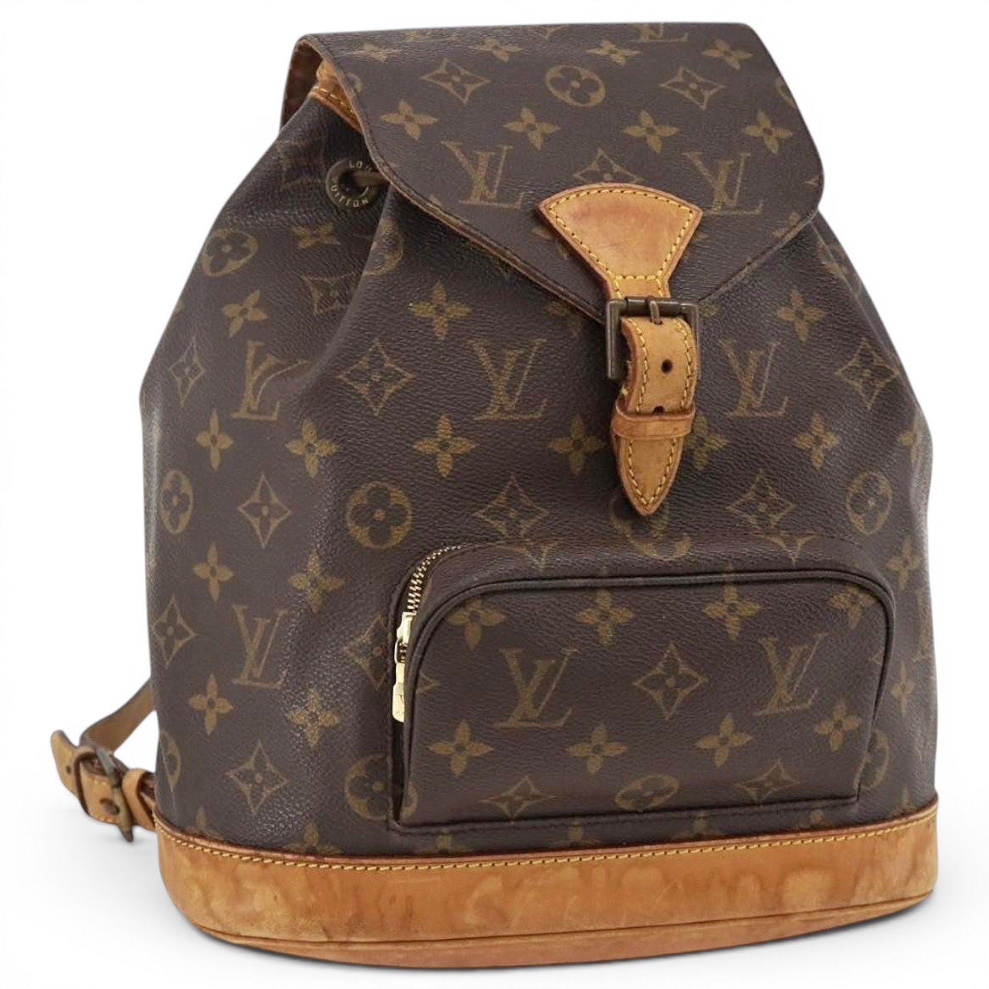 Montsouris leather backpack