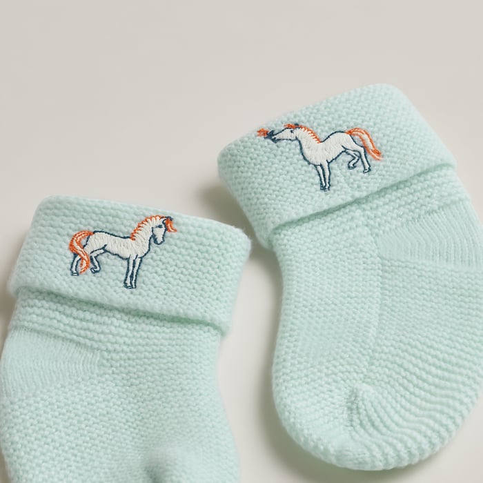 Vert Aqua Cabriole Socks
