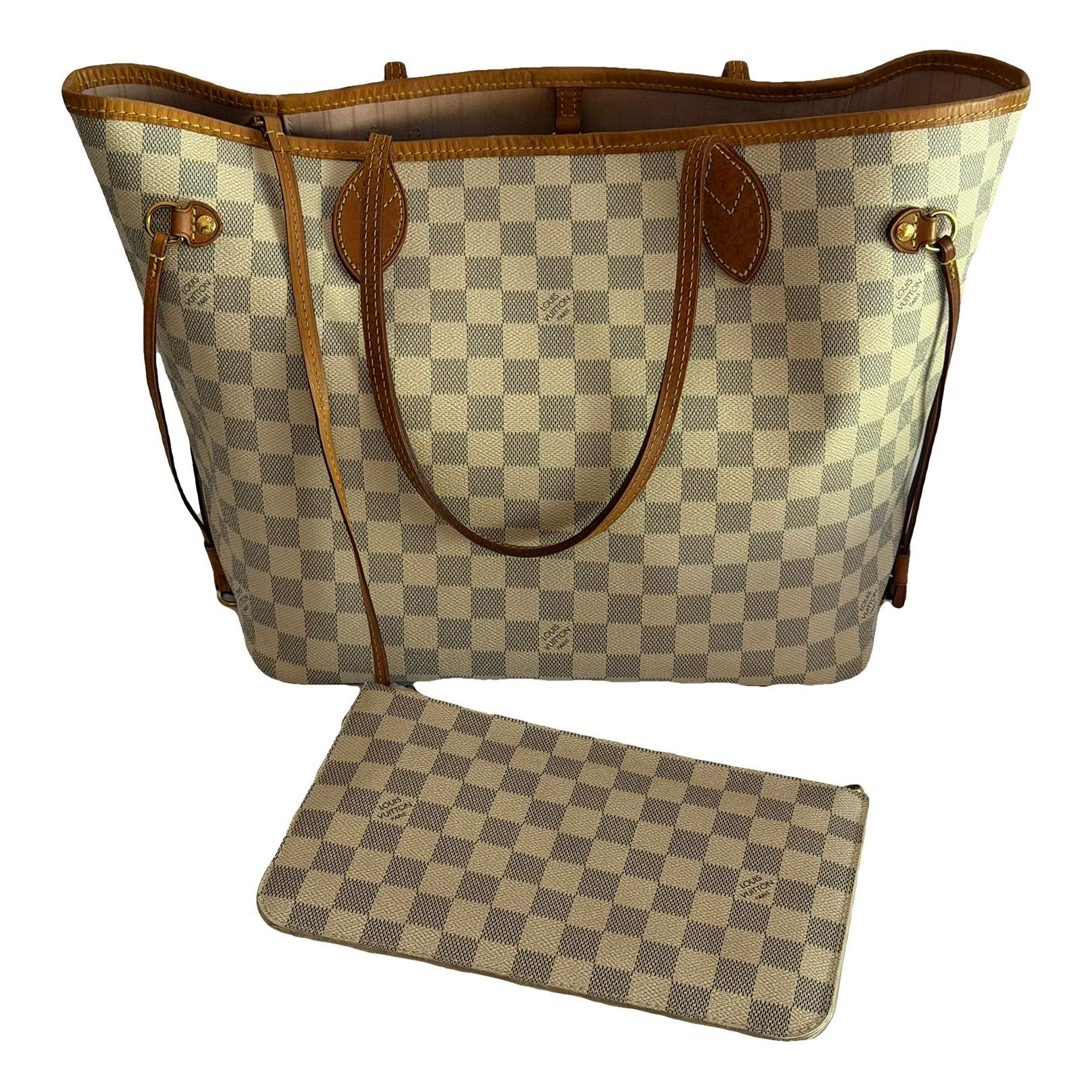 Neverfull leather tote