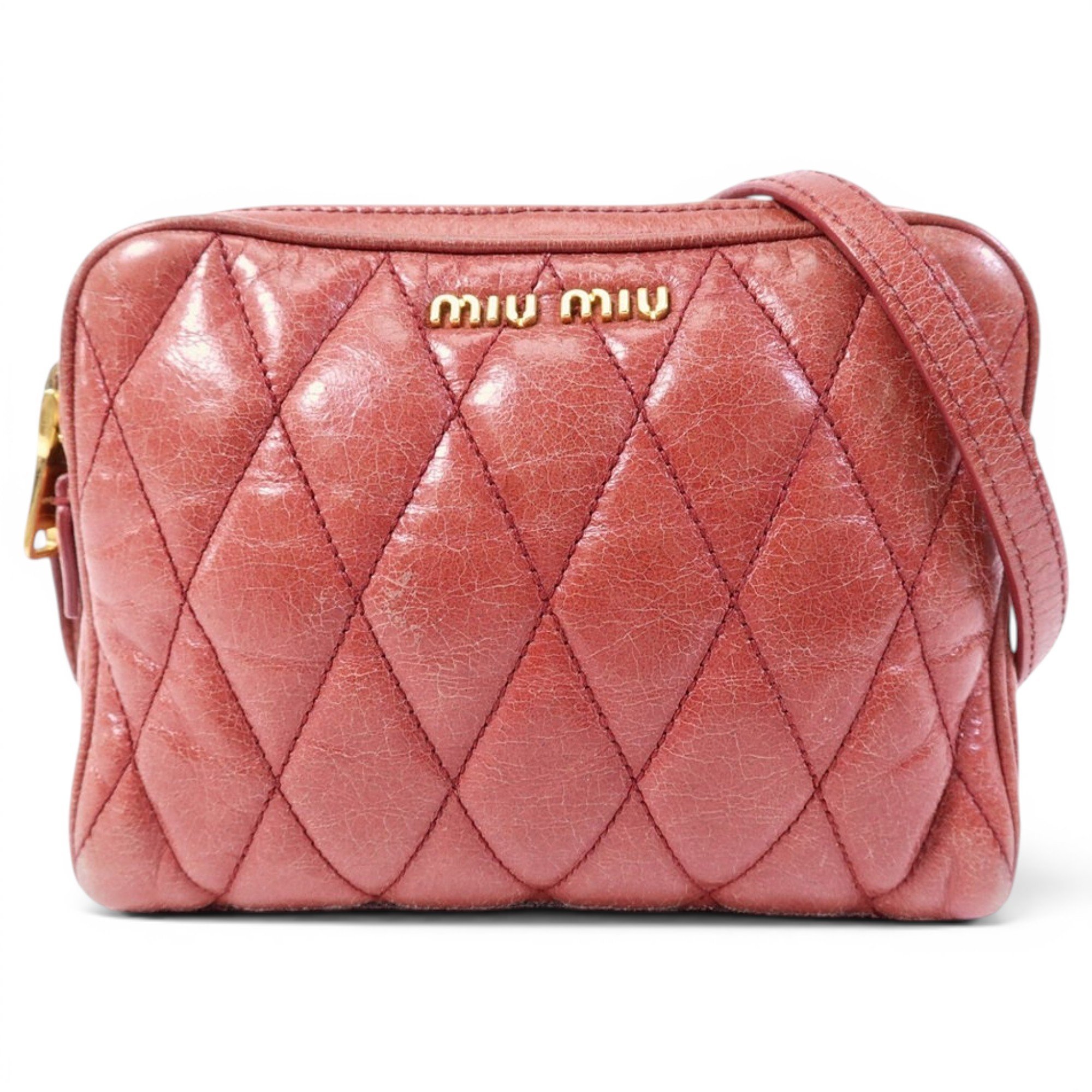 Miu Confidential leather handbag