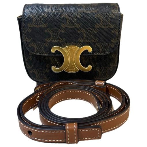 Triomphe leather handbag