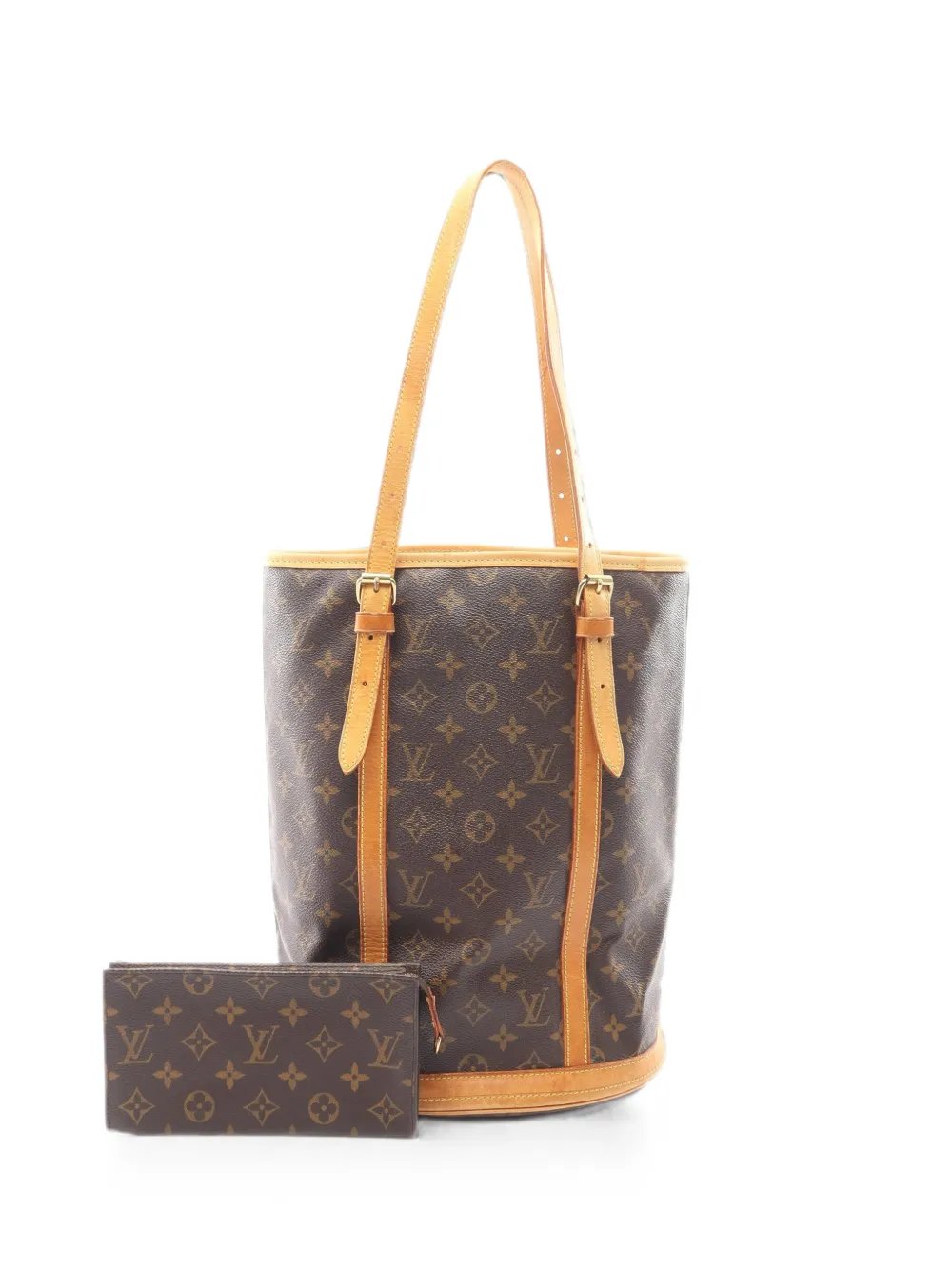 2013 GM Bucket Monogram-canvas shoulder bag