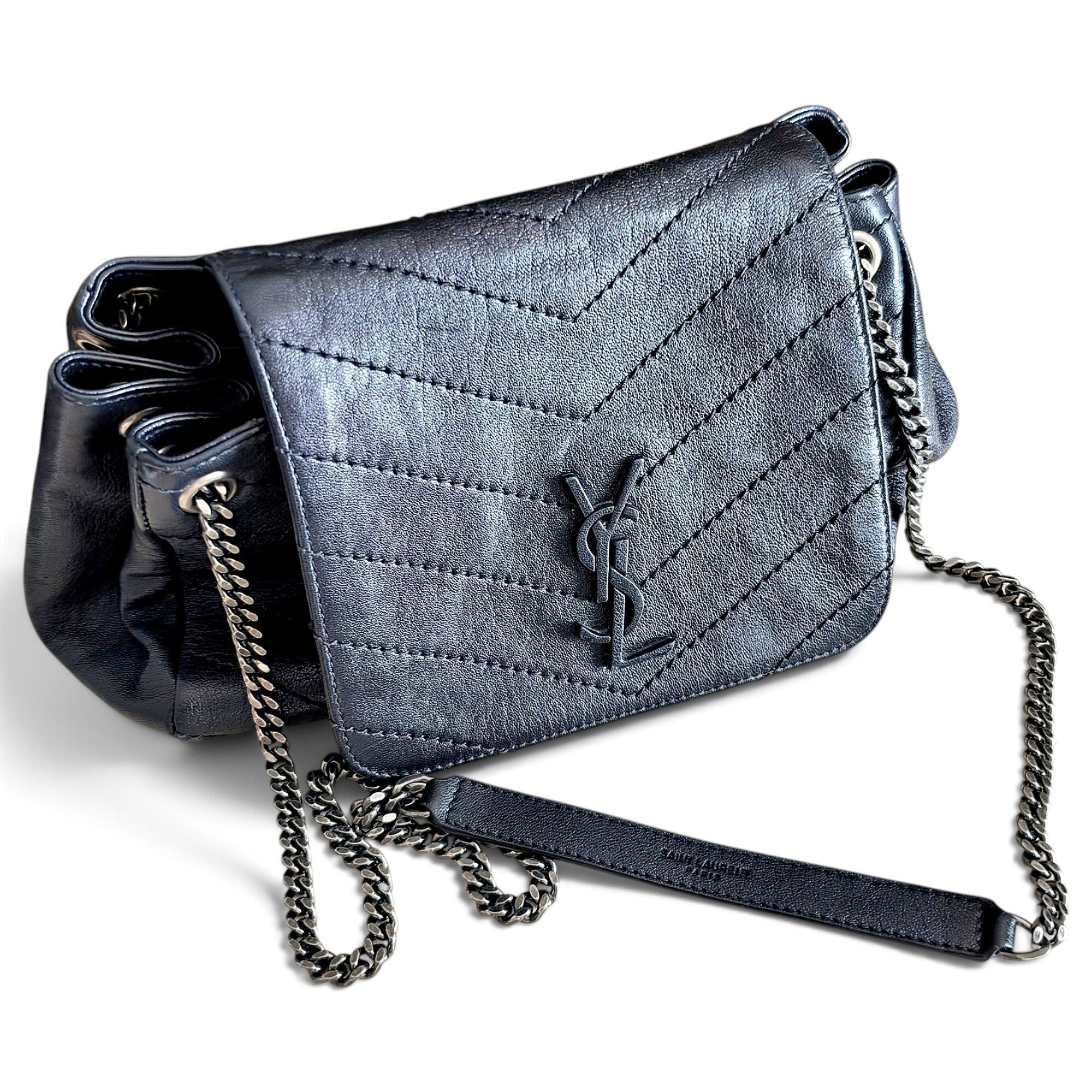 Niki leather crossbody bag